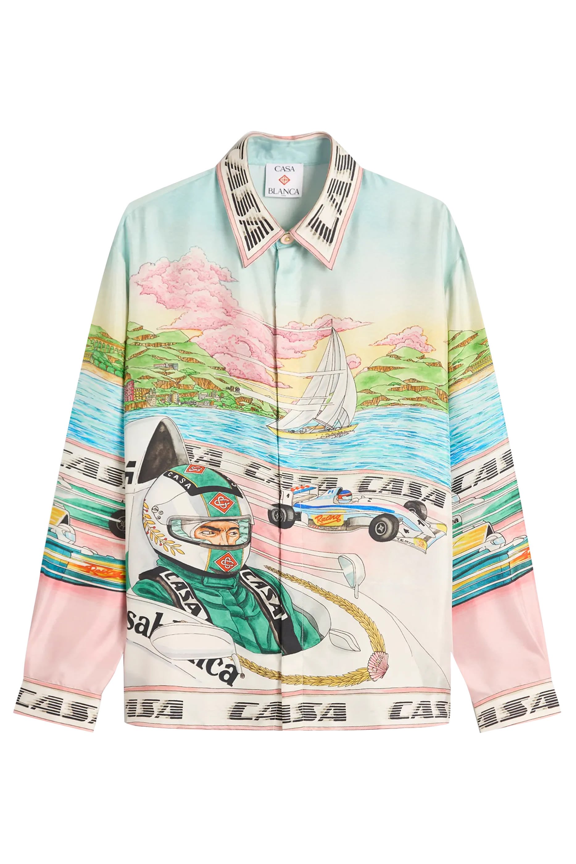 The Art of Racing Long Sleeve Silk Shirt