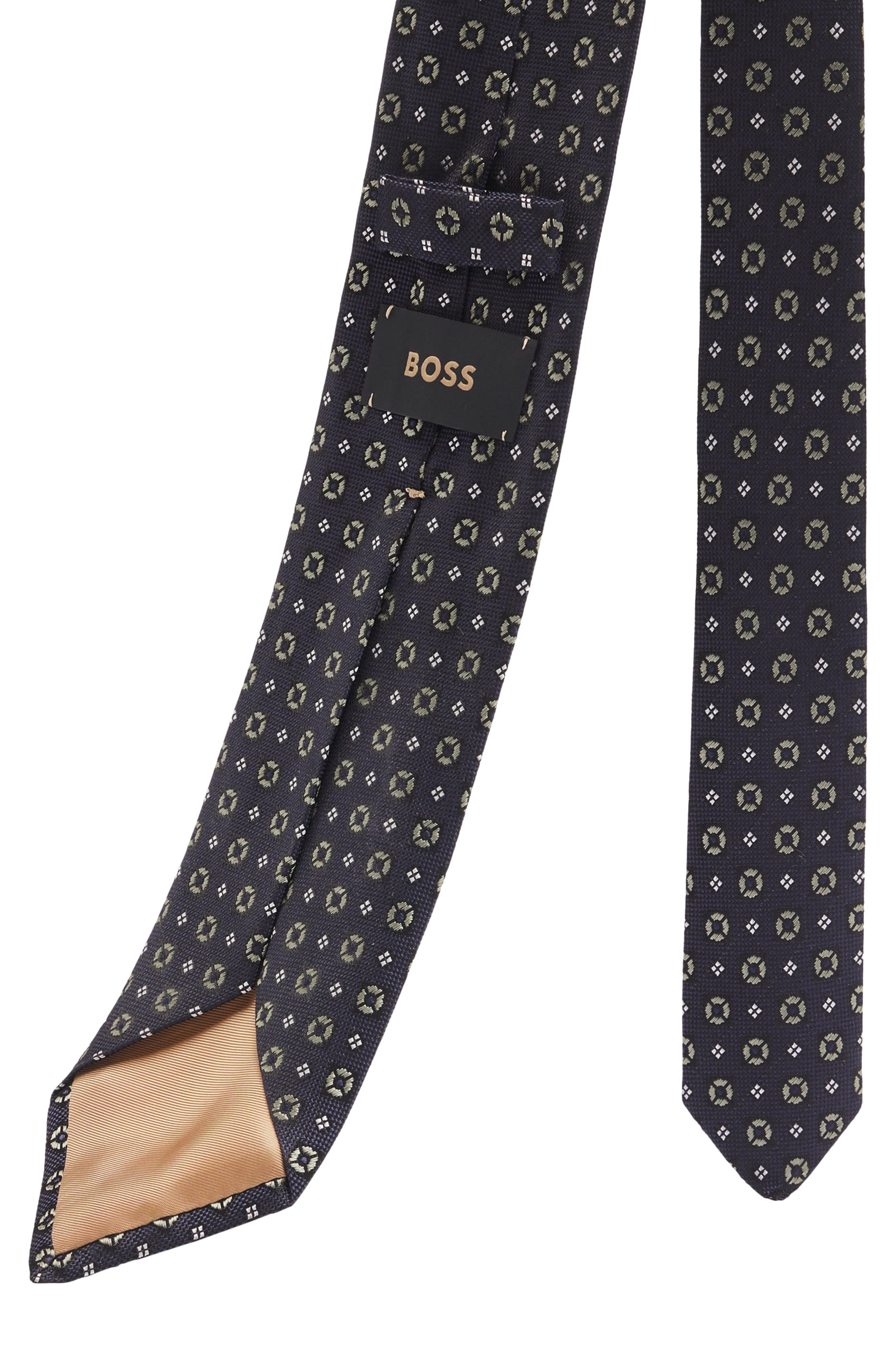 ربطة عنق منقوشة على شكل حرف L