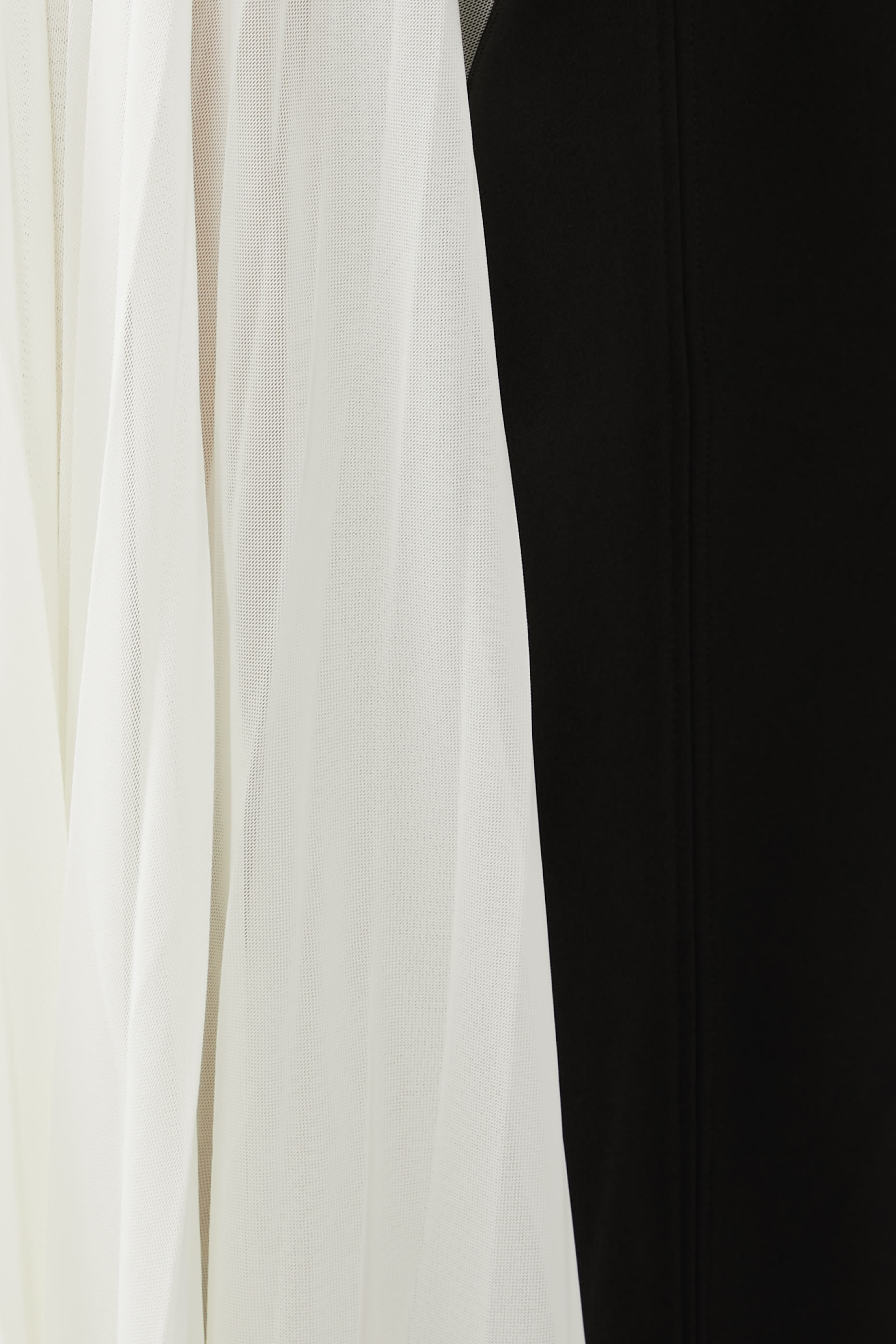 فستان سادن متوسط الطول