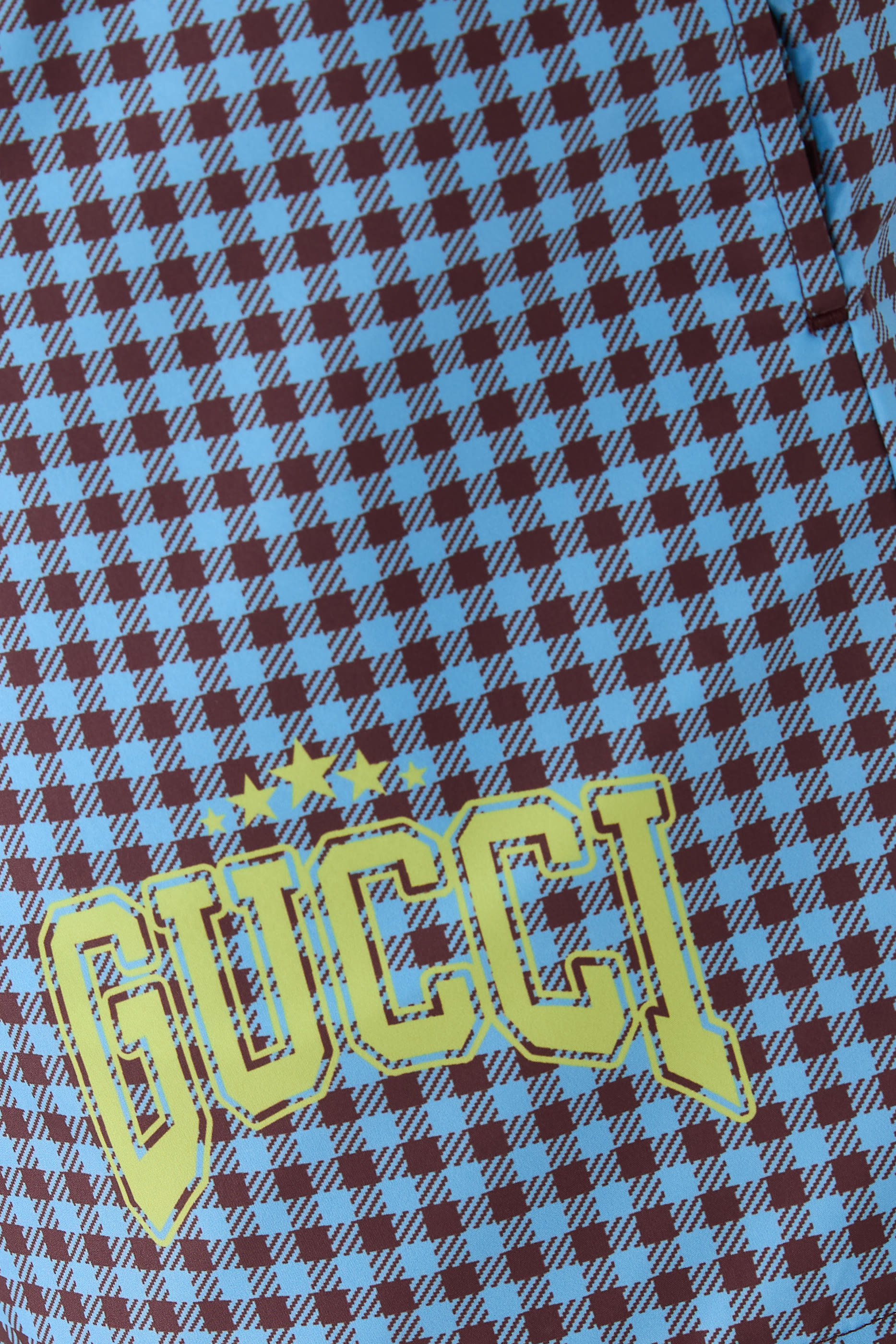 شورت سباحة بطبعات قماش بوبلين معالج