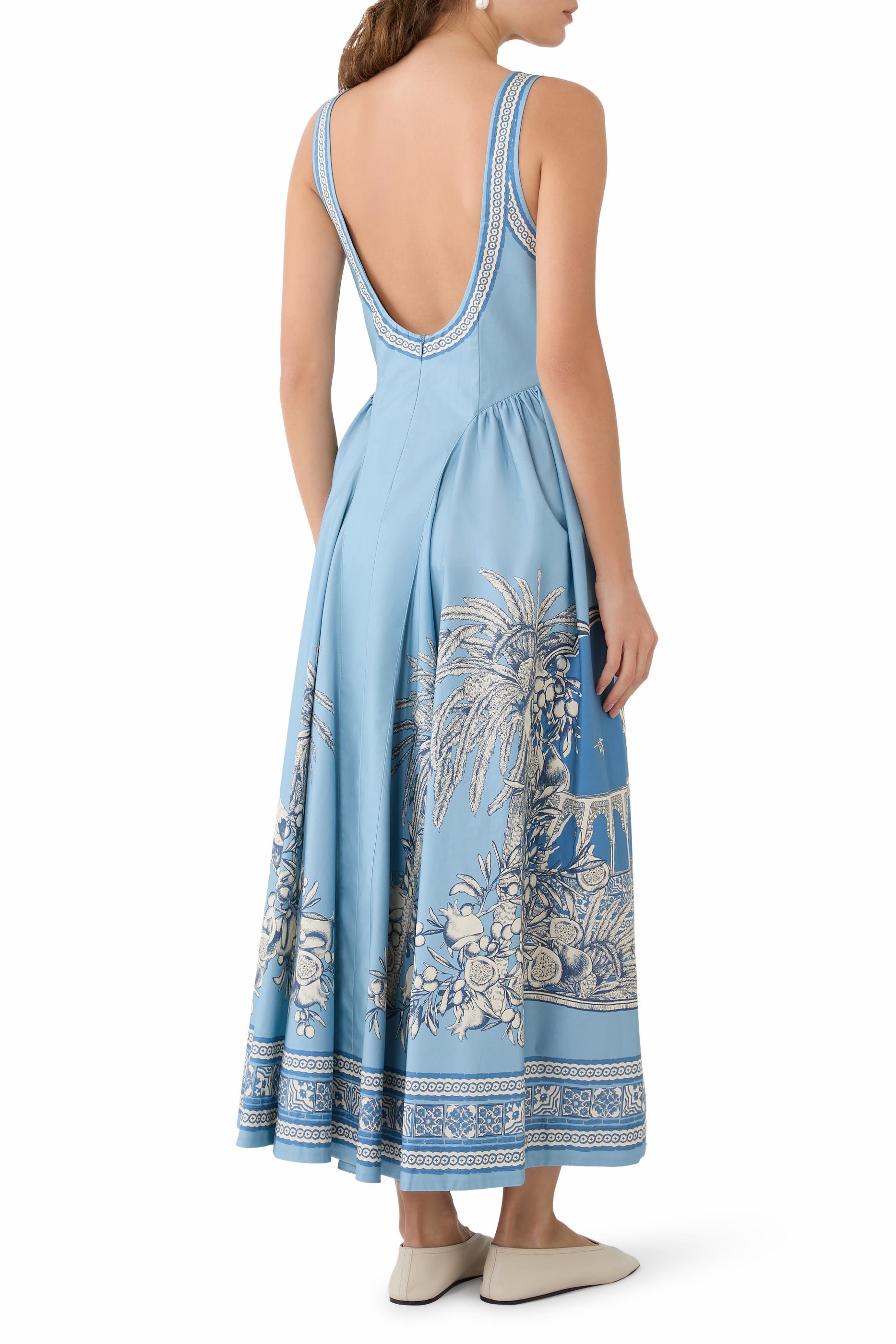 فستان فيلا رومانتيكا متوسط الطول