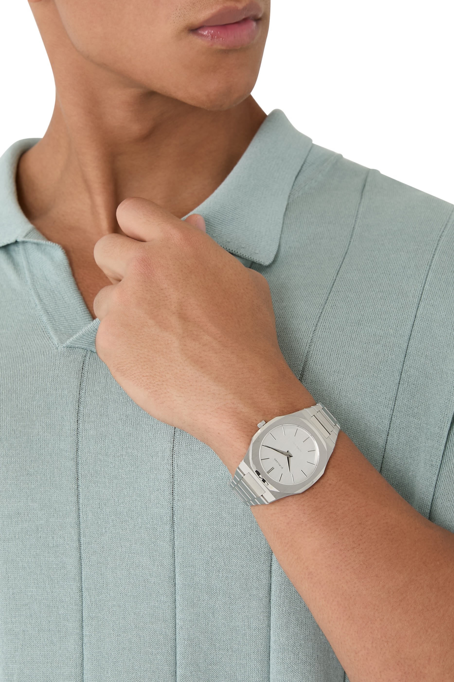 ساعة الترا ثن كوارتز ستانلس ستيل