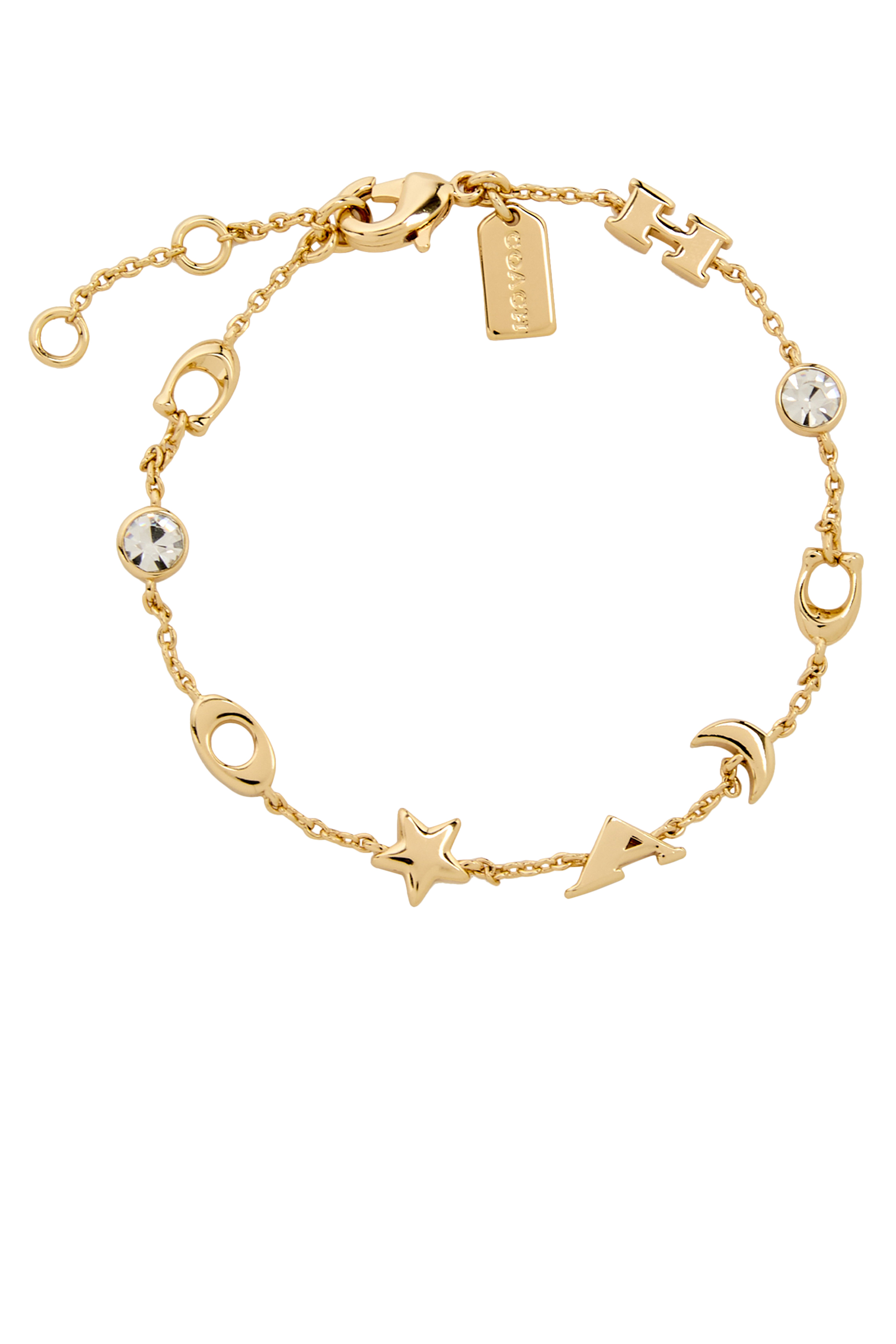 سوار بتصميم لرمضان بحلقات بشعار الماركة وحلي نجوم