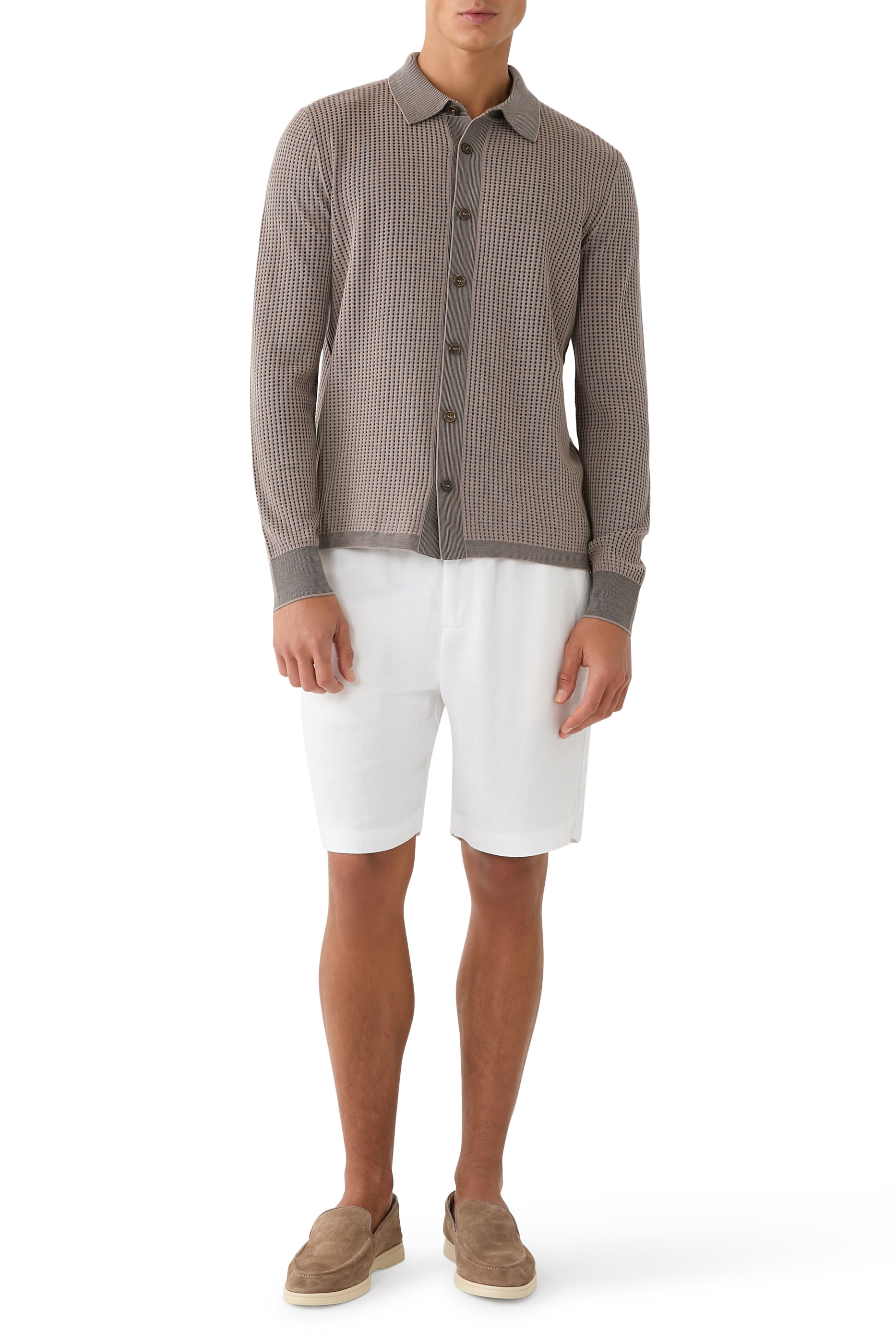 قميص بولو صوف معتمد