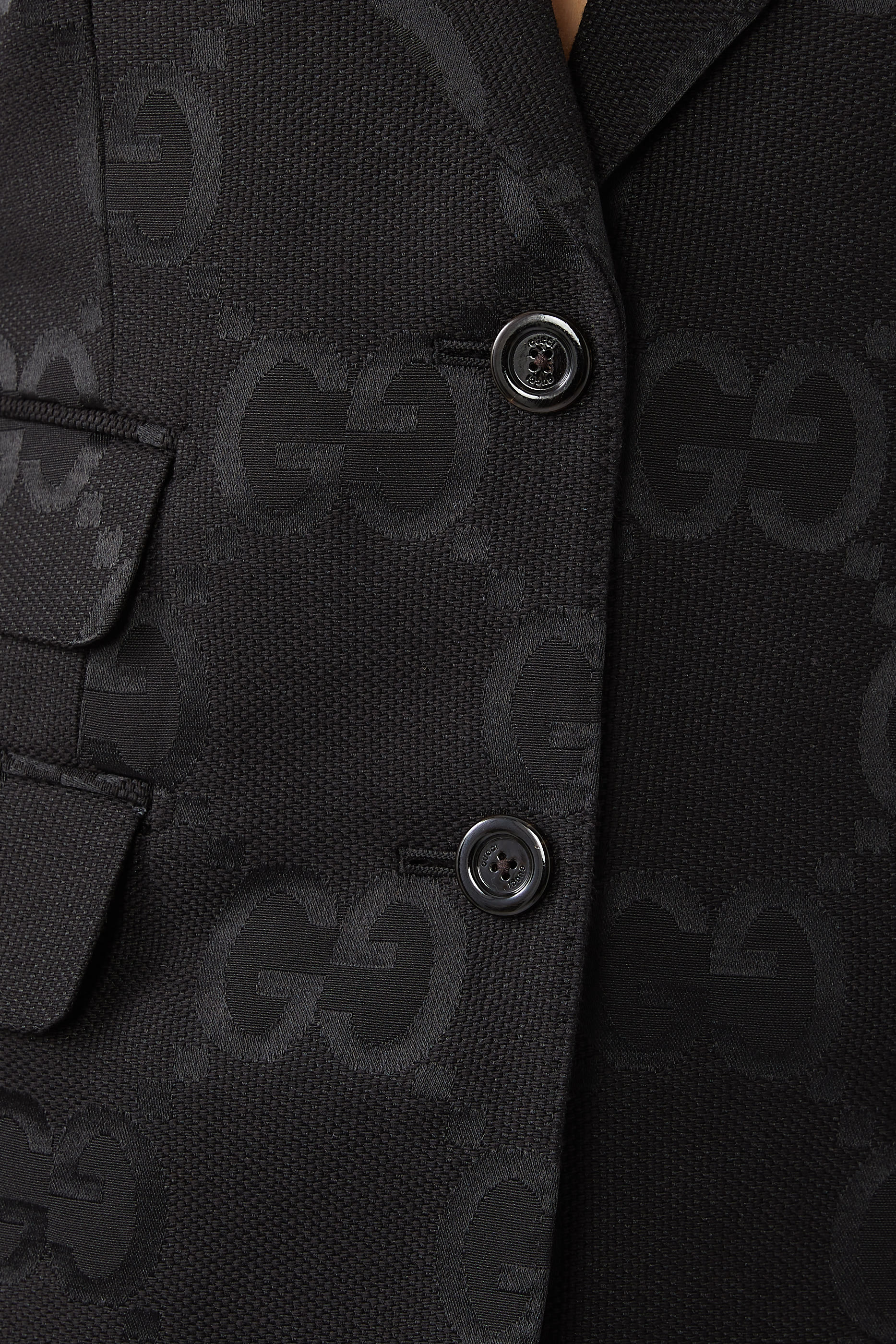 بليزر بنقشة شعار GG