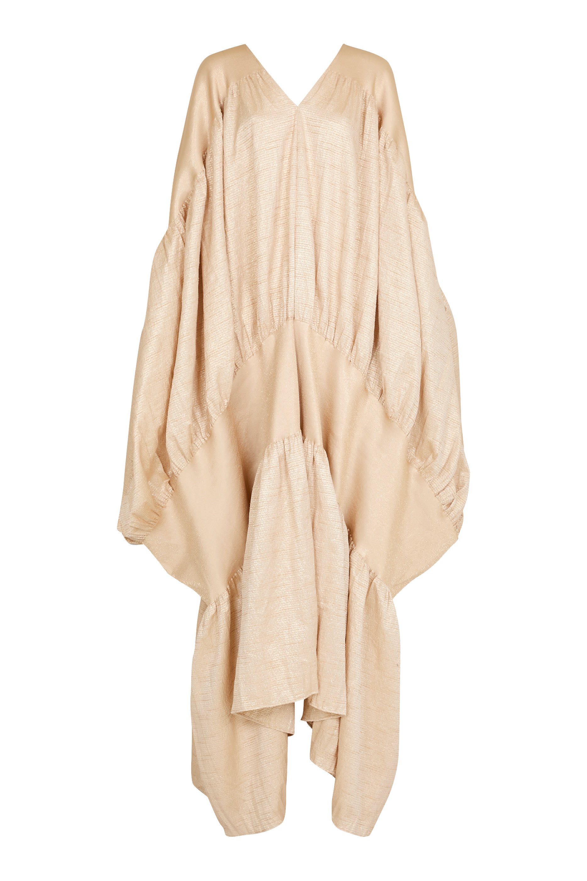 قفطان منسوج بياقة V