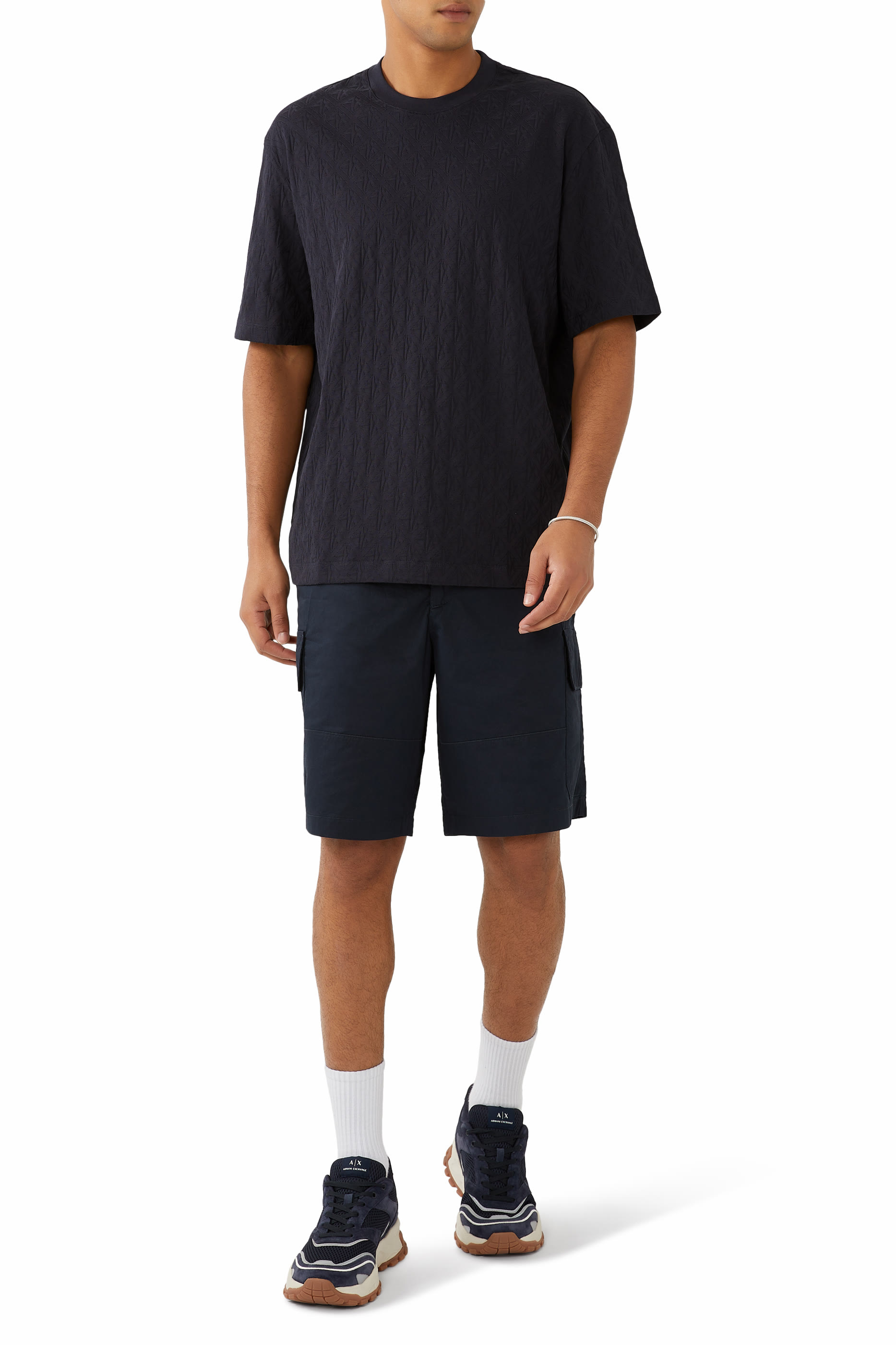 تيشيرت بقصة عادية قطن