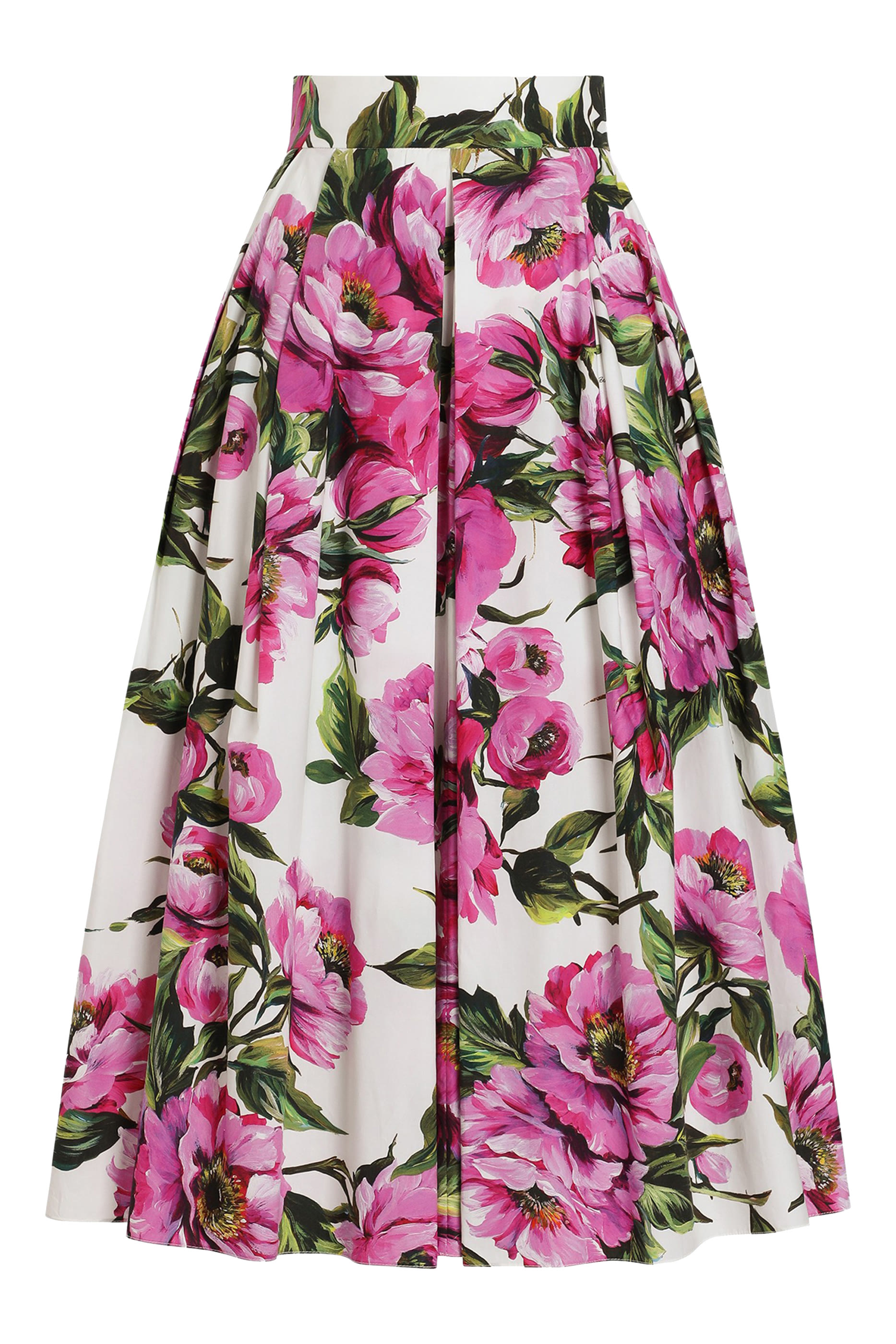 تنورة بطبعات زهور