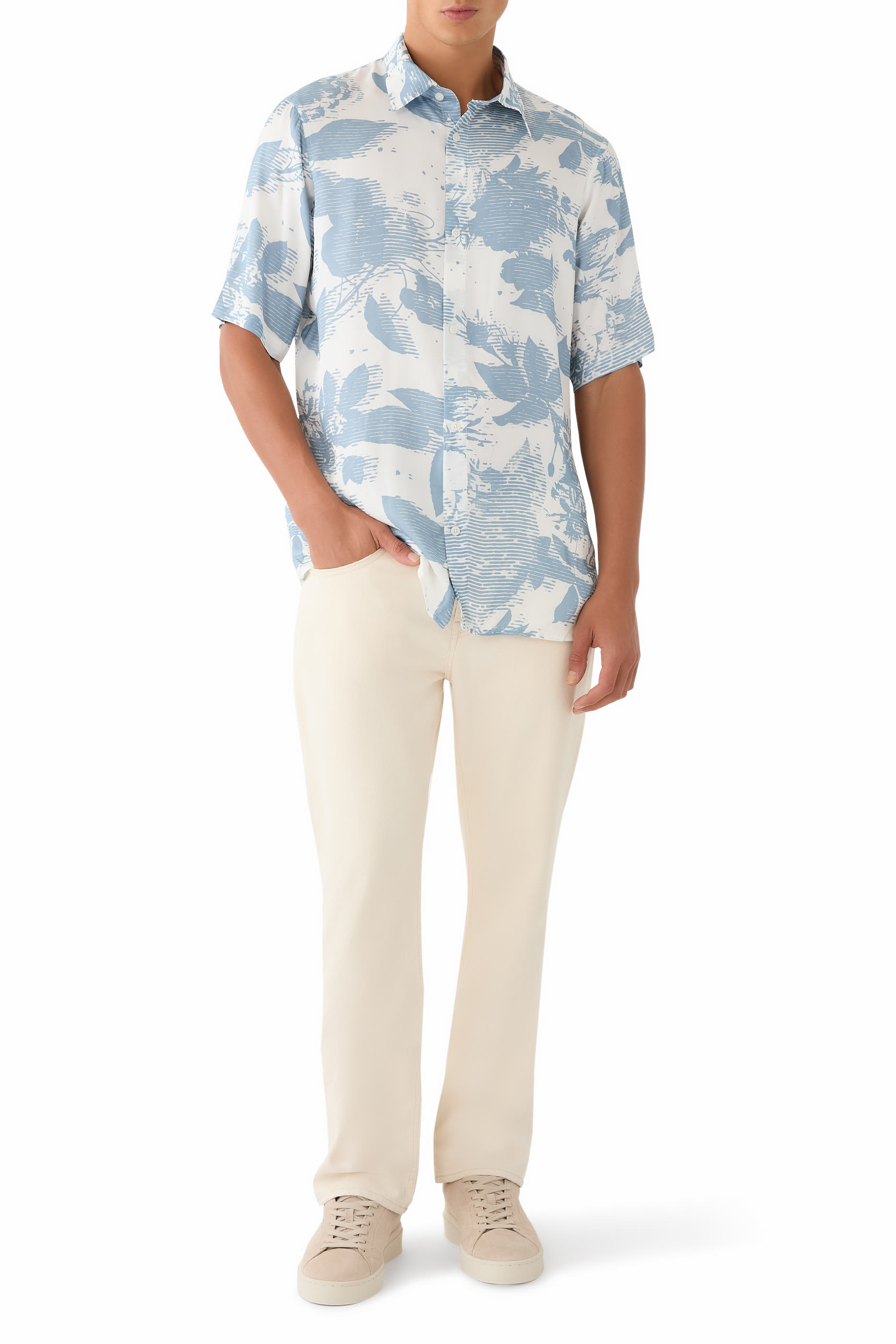 قميص مارينا بأكمام قصيرة