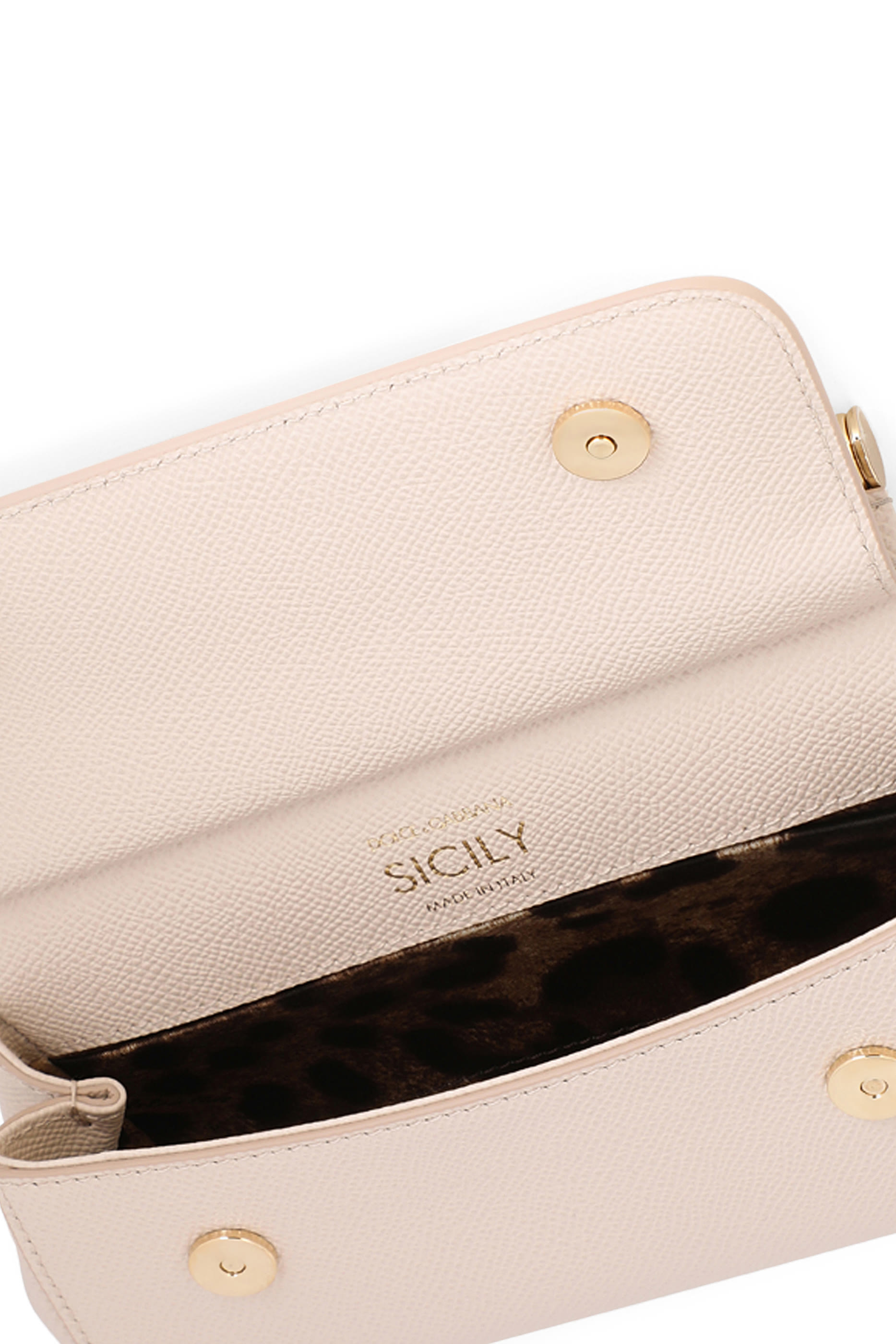 حقيبة يد سيسيلي دوفين صغيرة جلد عجل