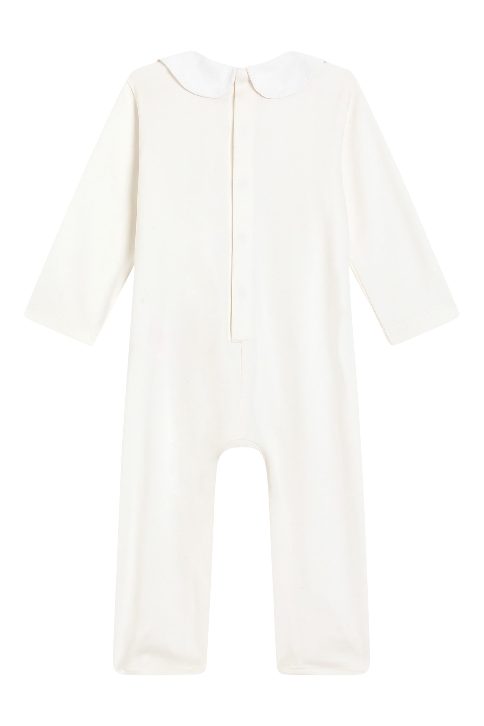 طقم هدية بشعار الماركة المطرز قماش متداخل وجاكار للأطفال، 3 قطع