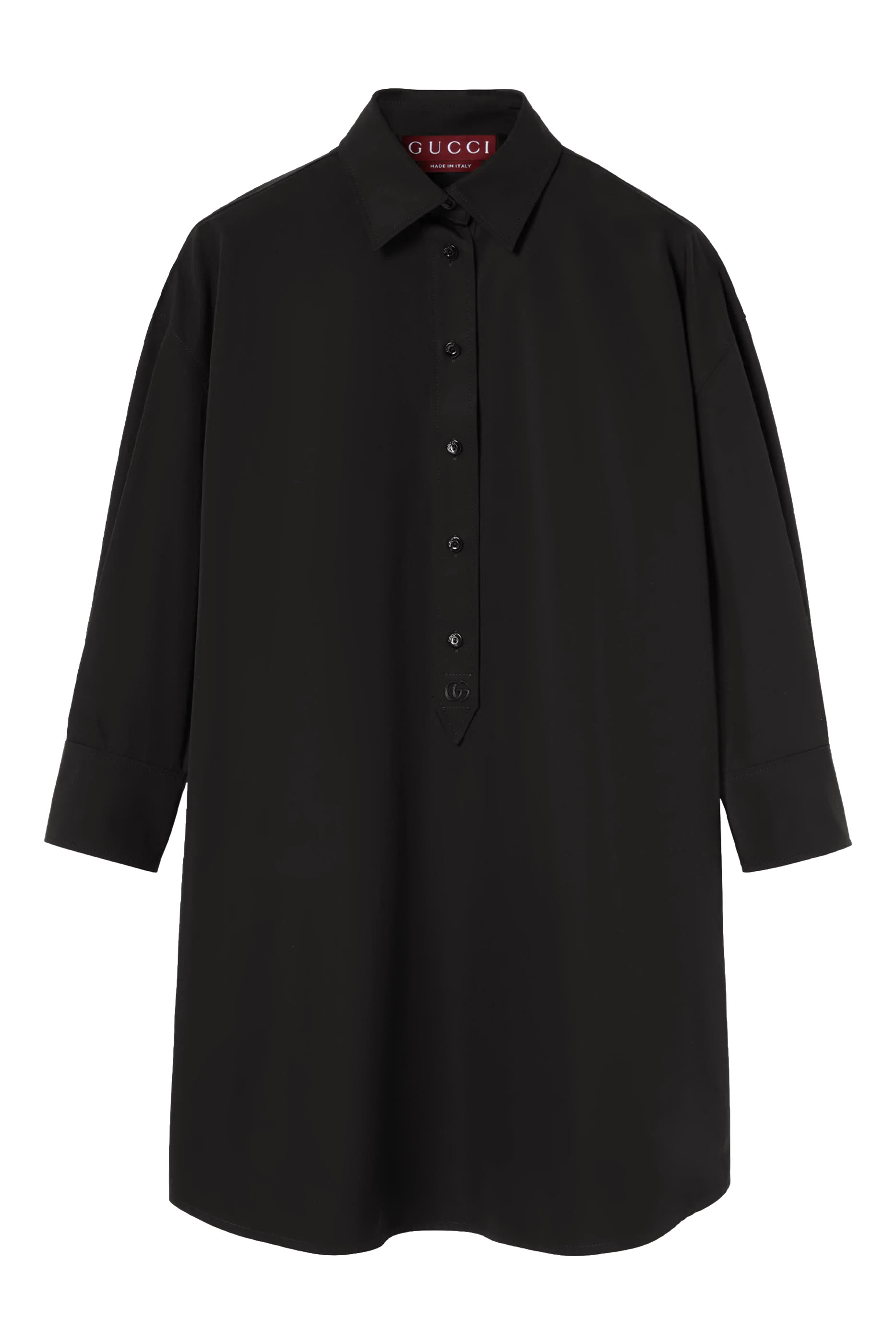 قميص مطرز قطن بوبلين