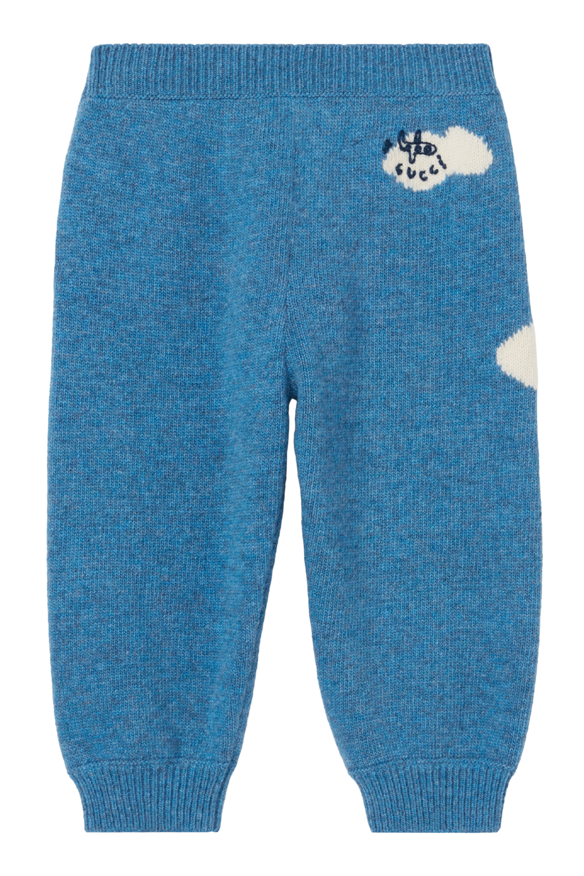 Kids Clouds Intarsia Trousers