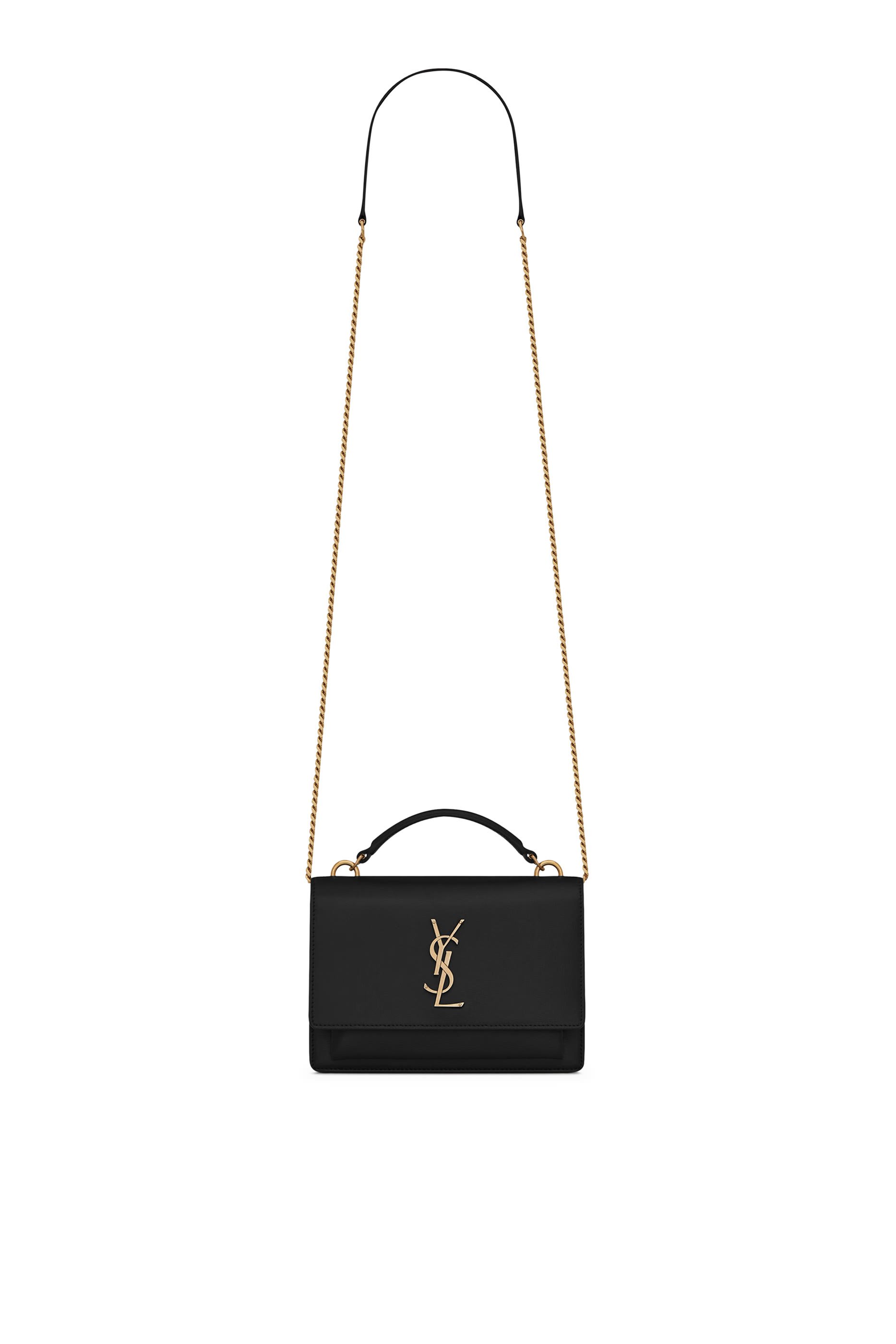 حقيبة صن ست بنمط محفظة بيد علوية وسلسلة