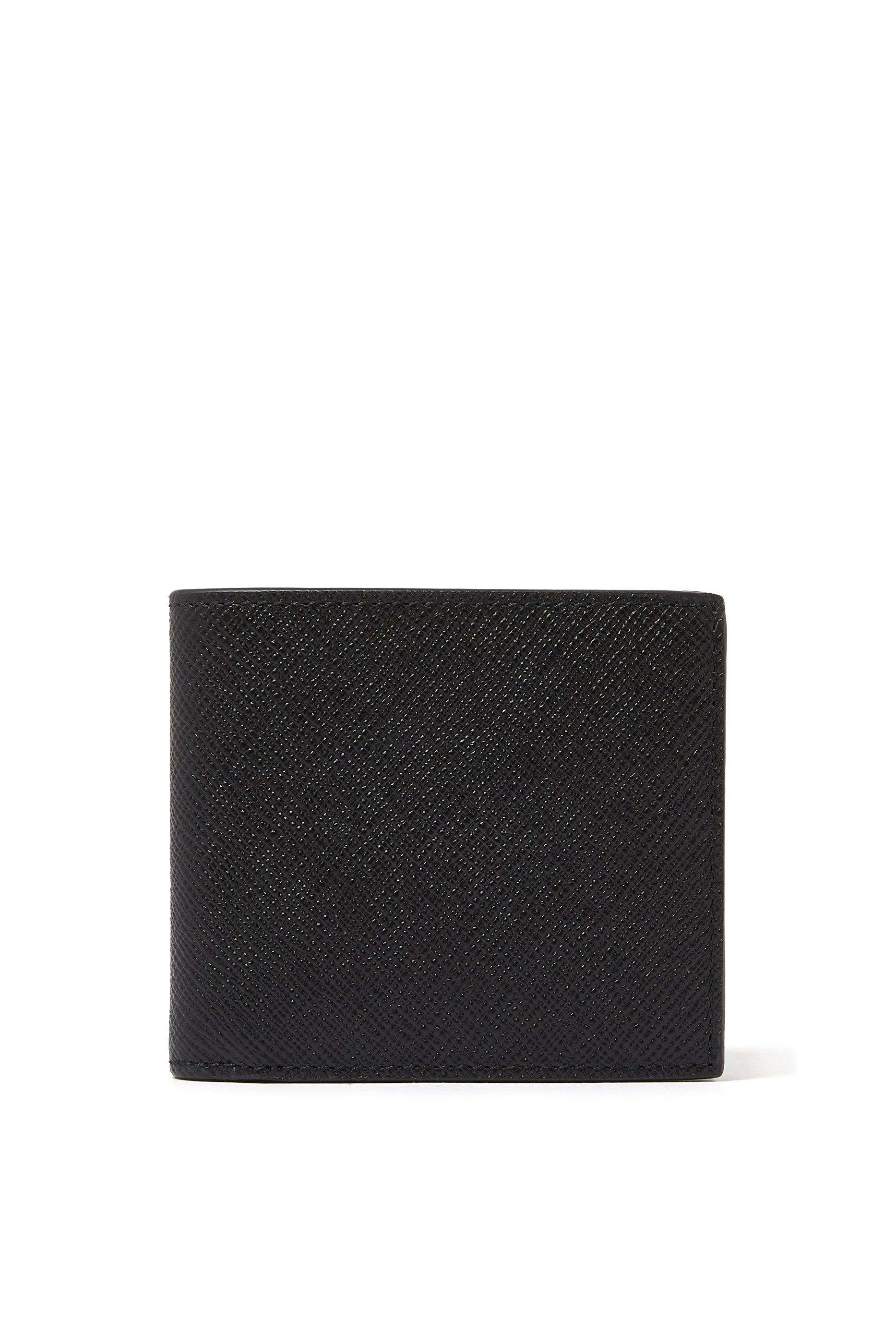 محفظة بست فتحات للبطاقات جلد بنقشة باناما