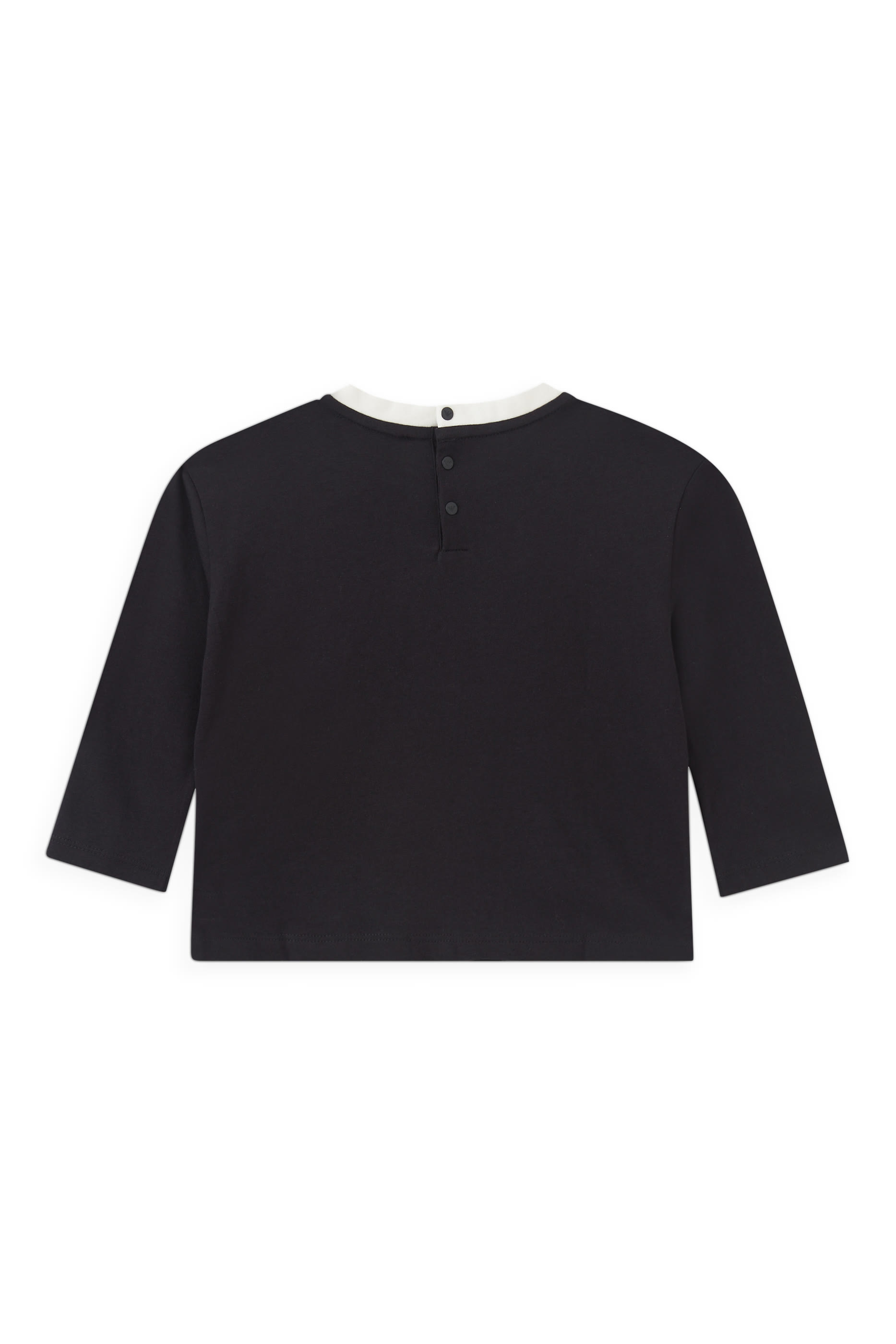 تيشيرت بشعار الماركة قطن للأطفال