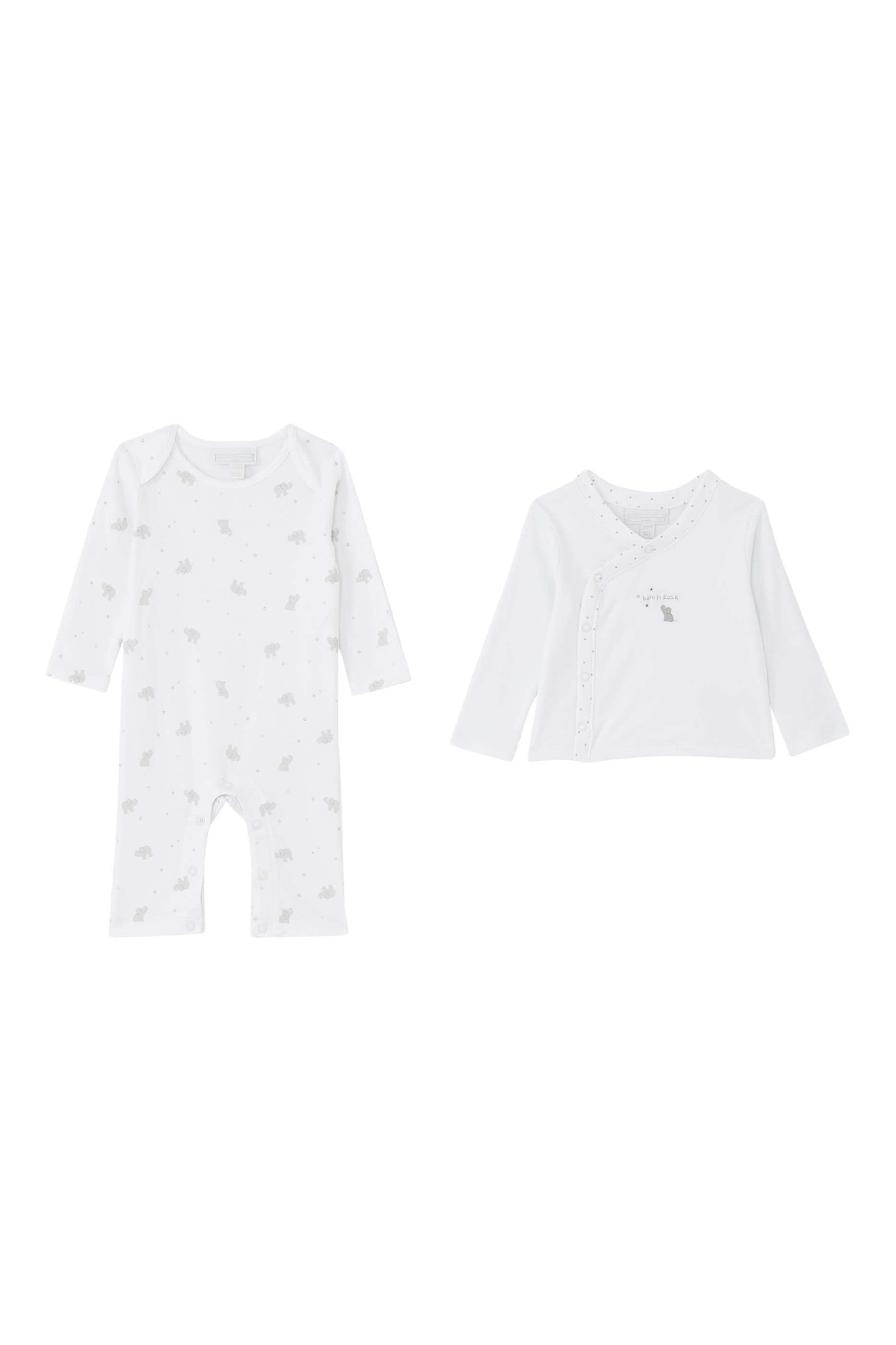 طقم هدايا بورن ان 2024 بنقشة فيل صغير للأطفال