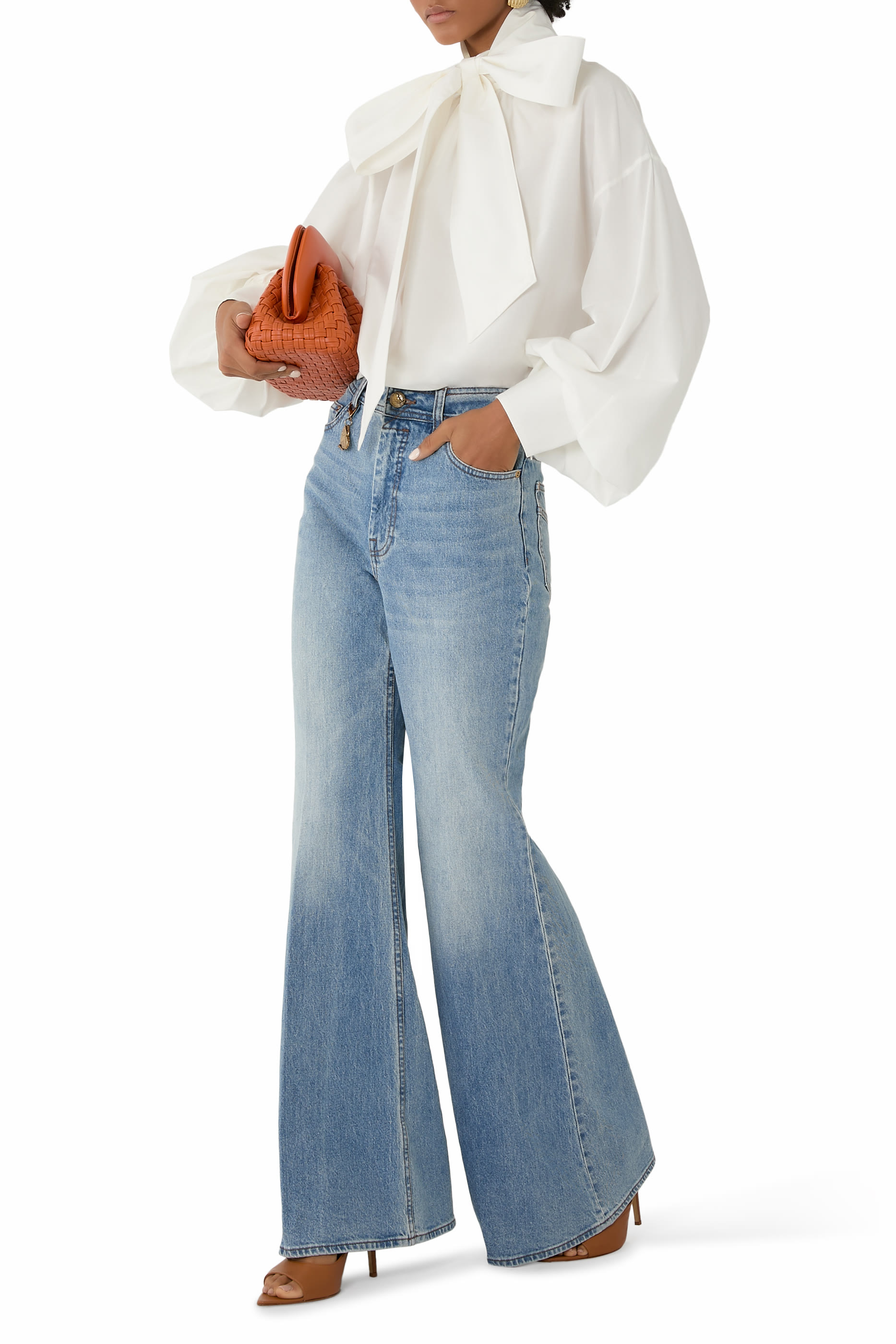 Flare High-Waisted Jeans