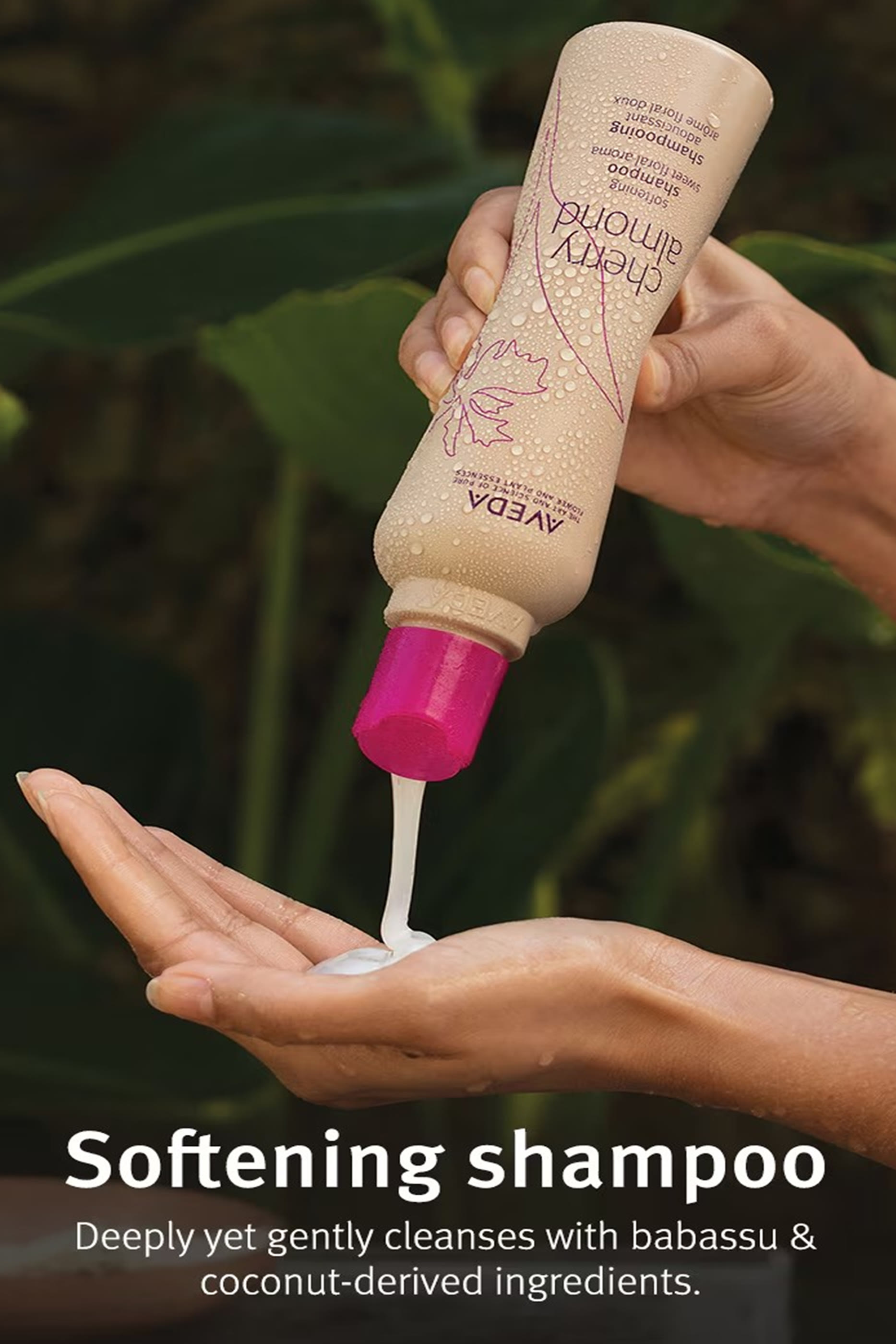 شامبو تنعيم الشعر بالكرز واللوز