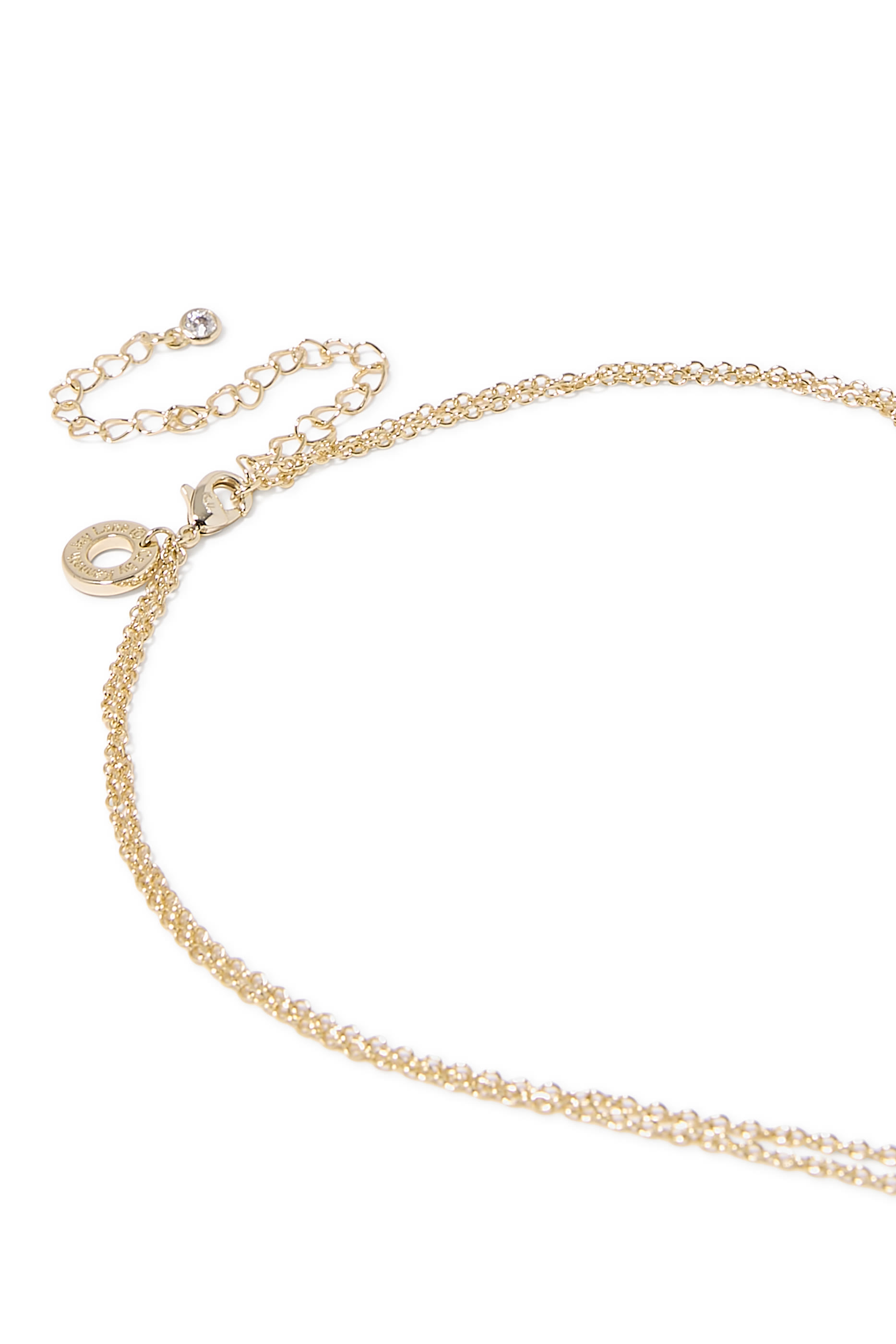 قلادة مزينة بحليتين