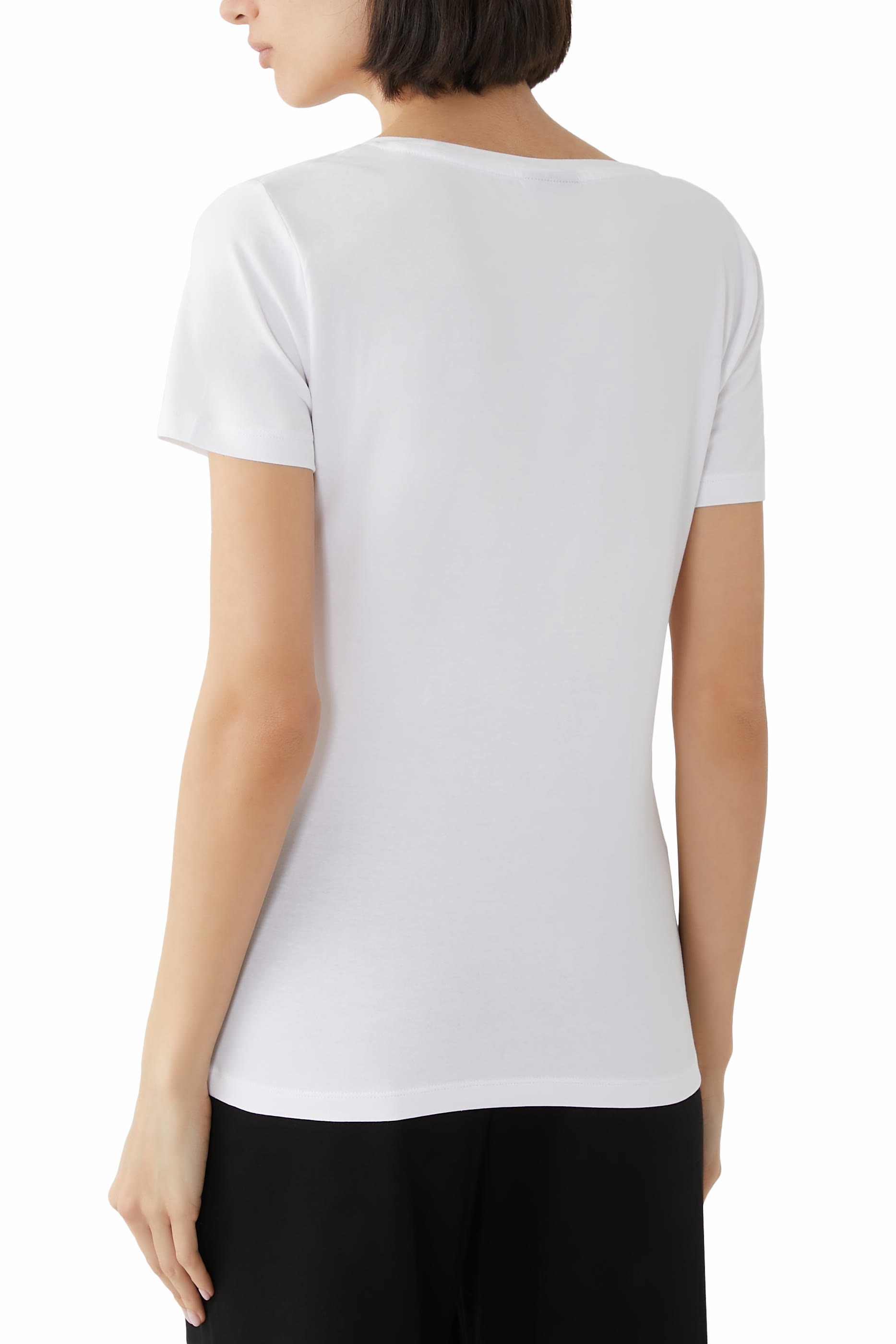 تيشيرت بأكمام قصيرة بشعار الماركة