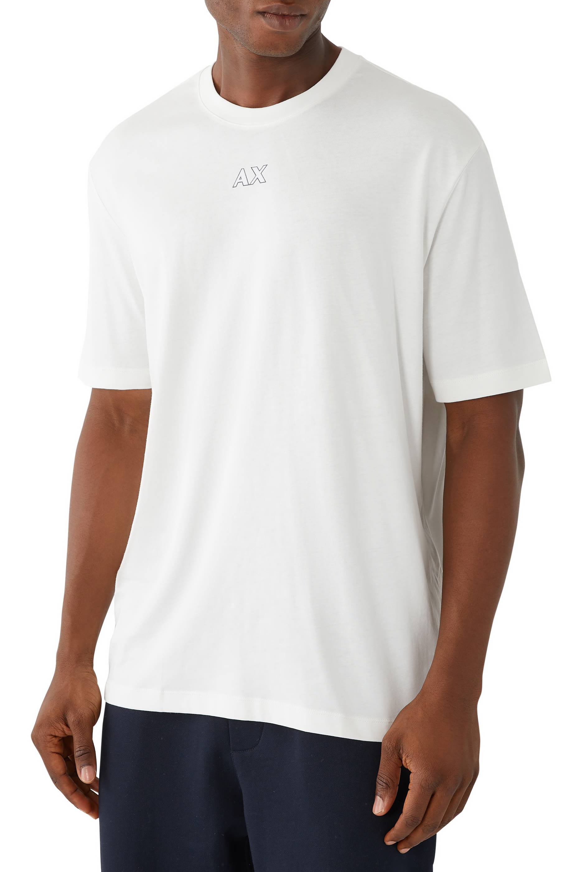 تيشيرت بقصة عادية قطن ثقيل الوزن