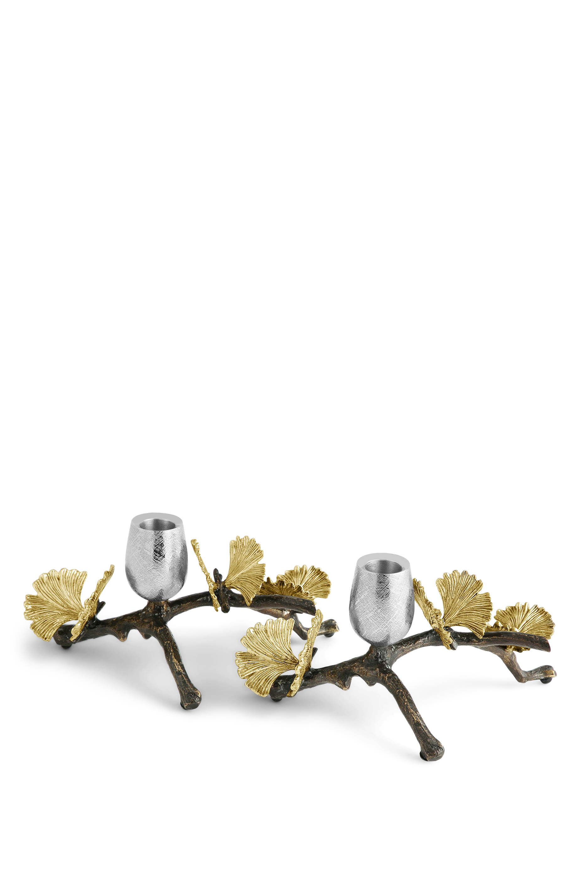 Butterfly Ginkgo Candle Holders