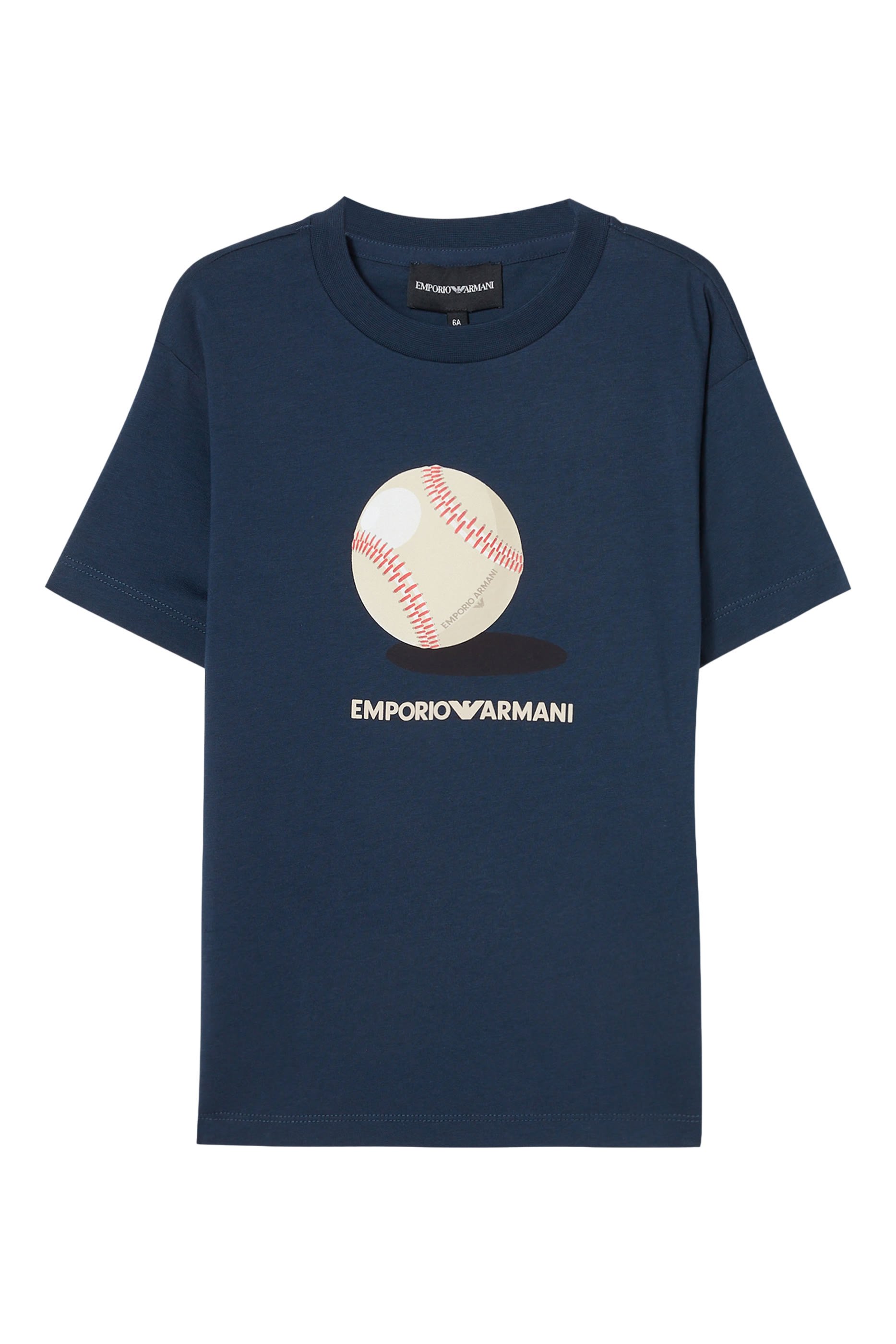 Kids  Baseball Hat Printed T-Shirt