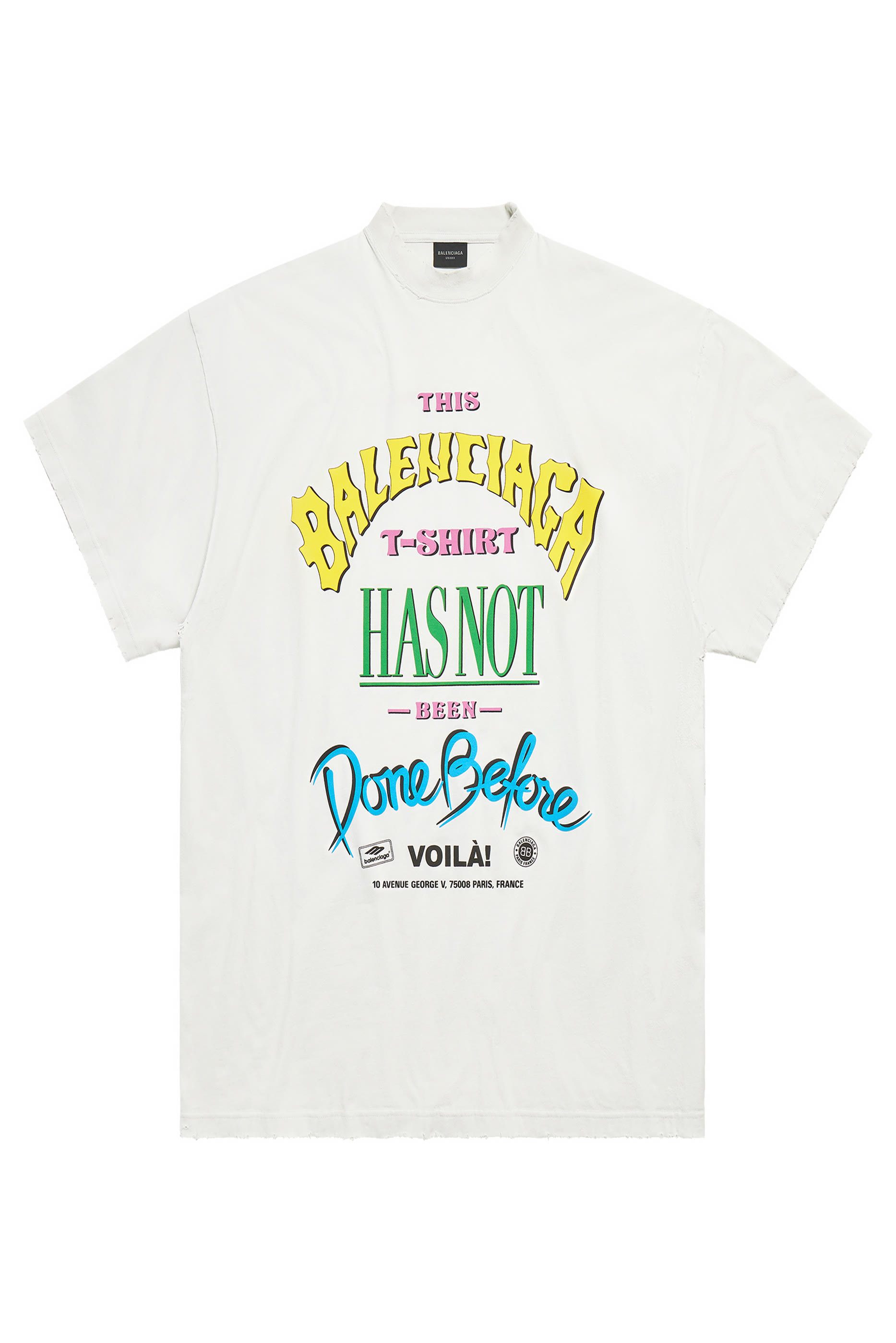 تيشيرت فضفاض بطبعة عبارة نوت بين دون