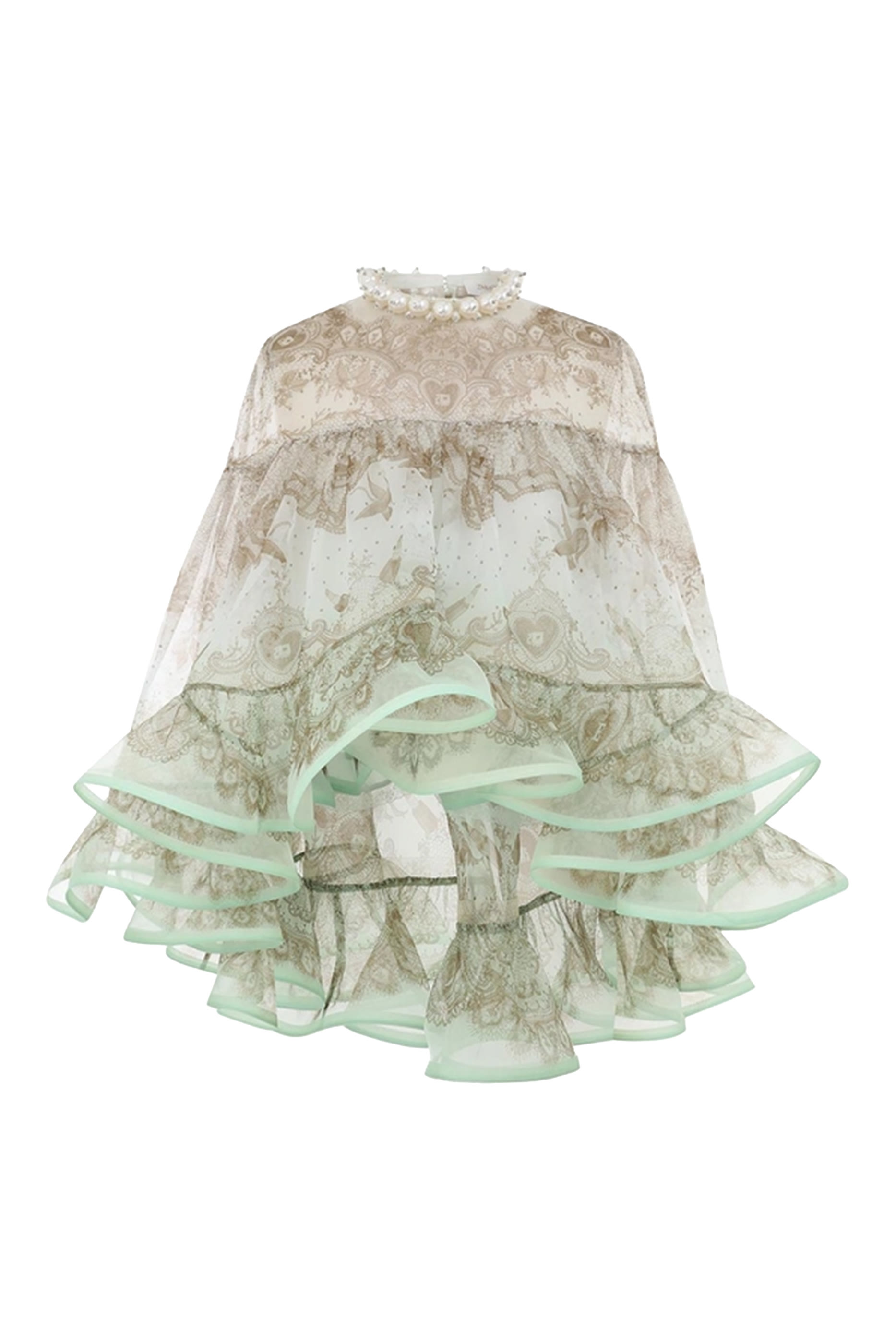 بلوزة كراش مزحرفة