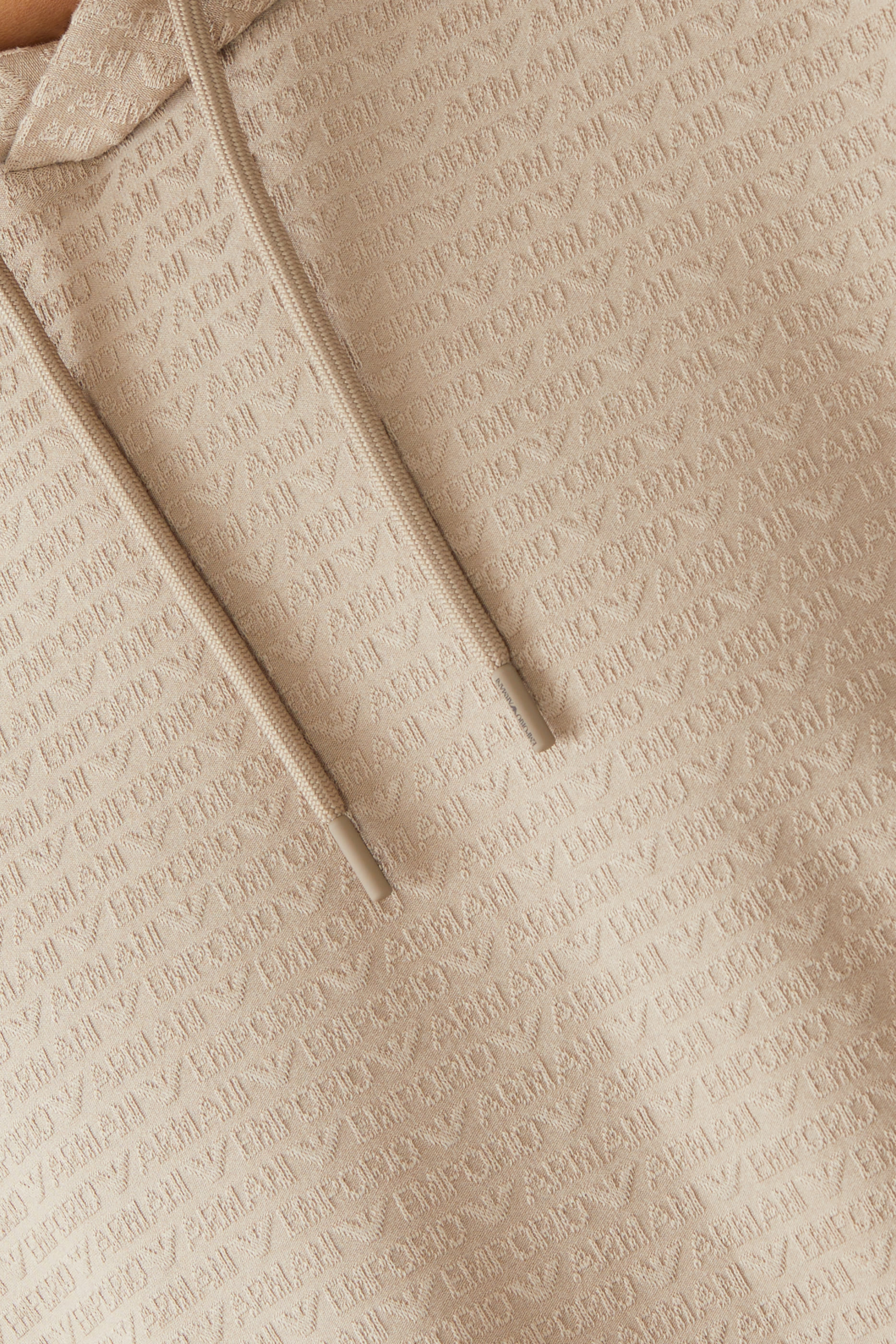 سويت شيرت بغطاء رأس بشعار الماركة