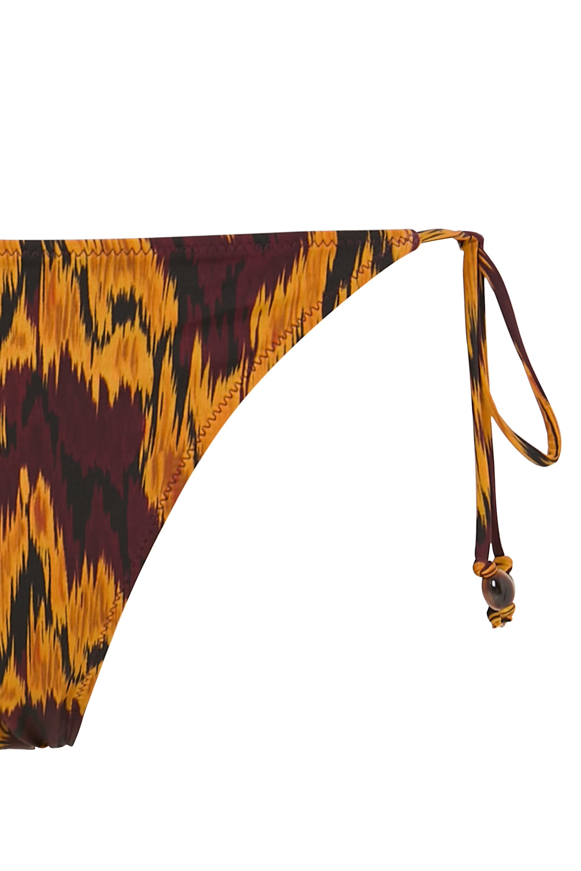 قطعة بيكيني زوي سفلية بخرز وأربطة