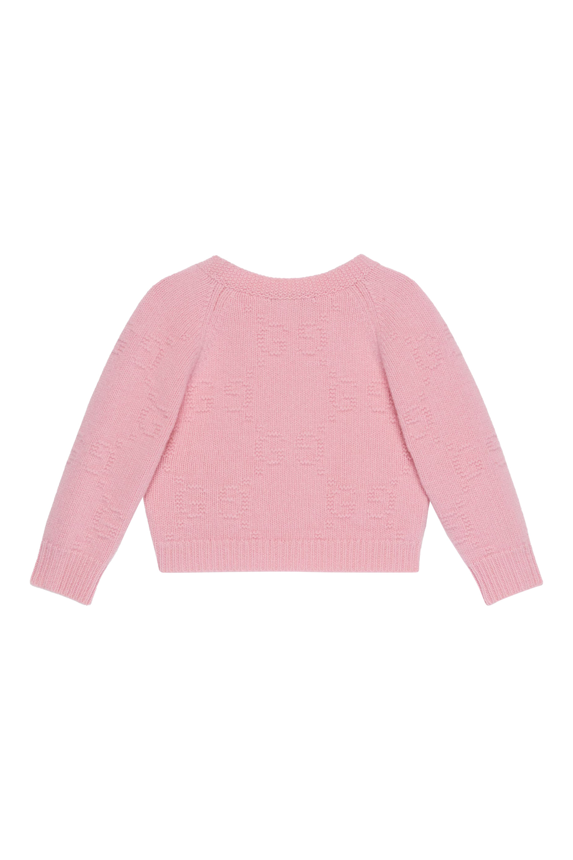 كارديجان للأطفال بحرفي شعار الماركة صوف ناعم