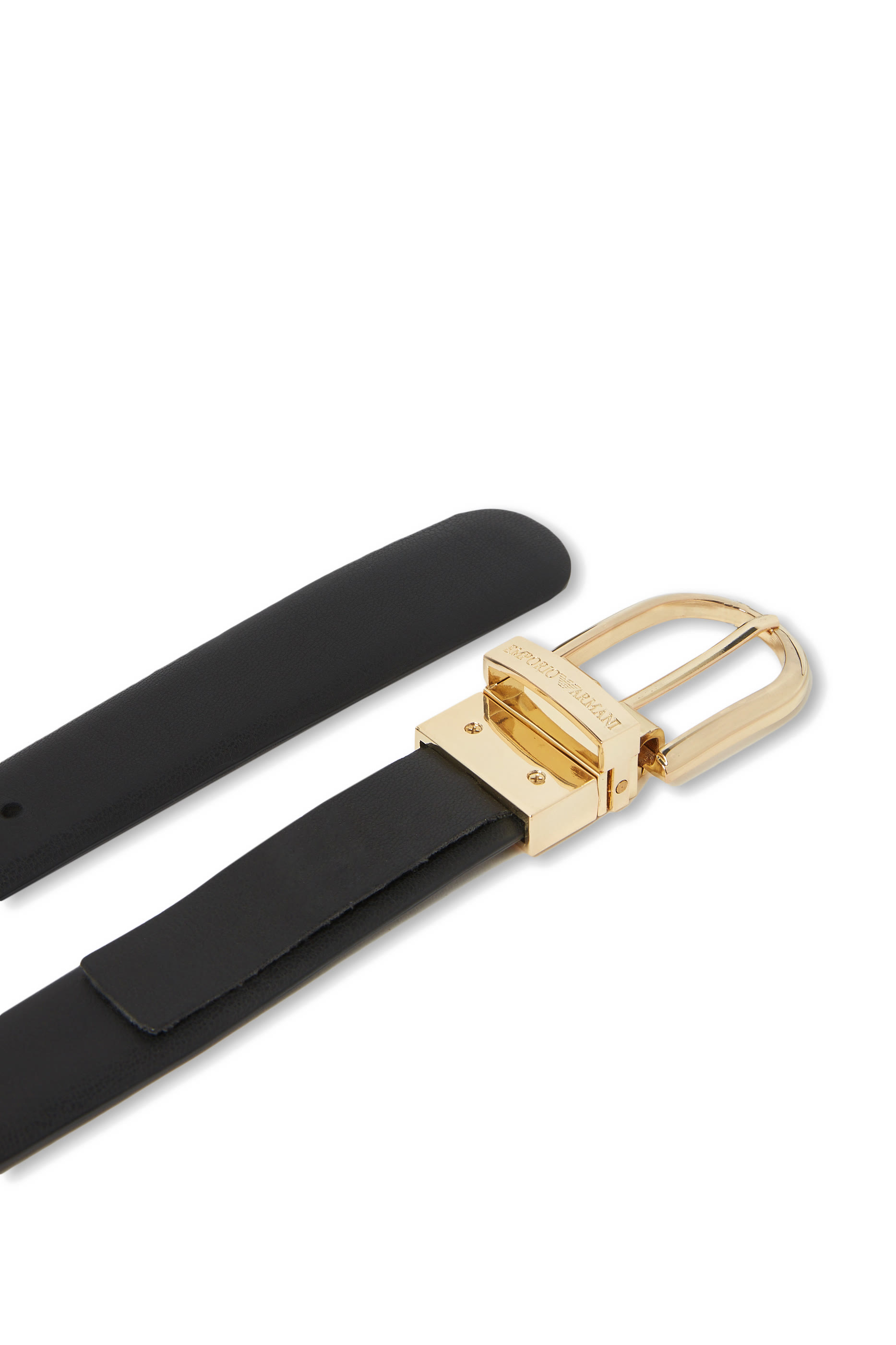 حزام بوجهين بشعار الماركة