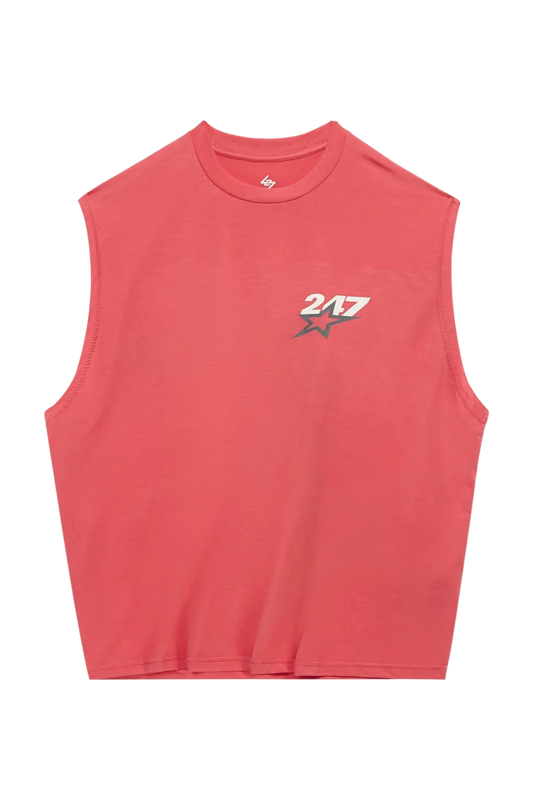 بلوزة بلا أكمام بنقشة تيم 247 ونجمة