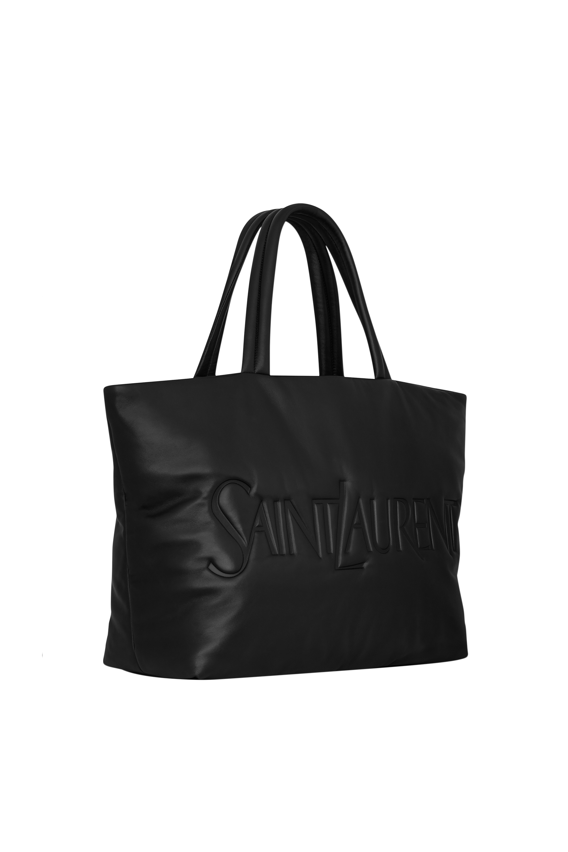 حقيبة يد بشعار الماركة جلد حمل نابا