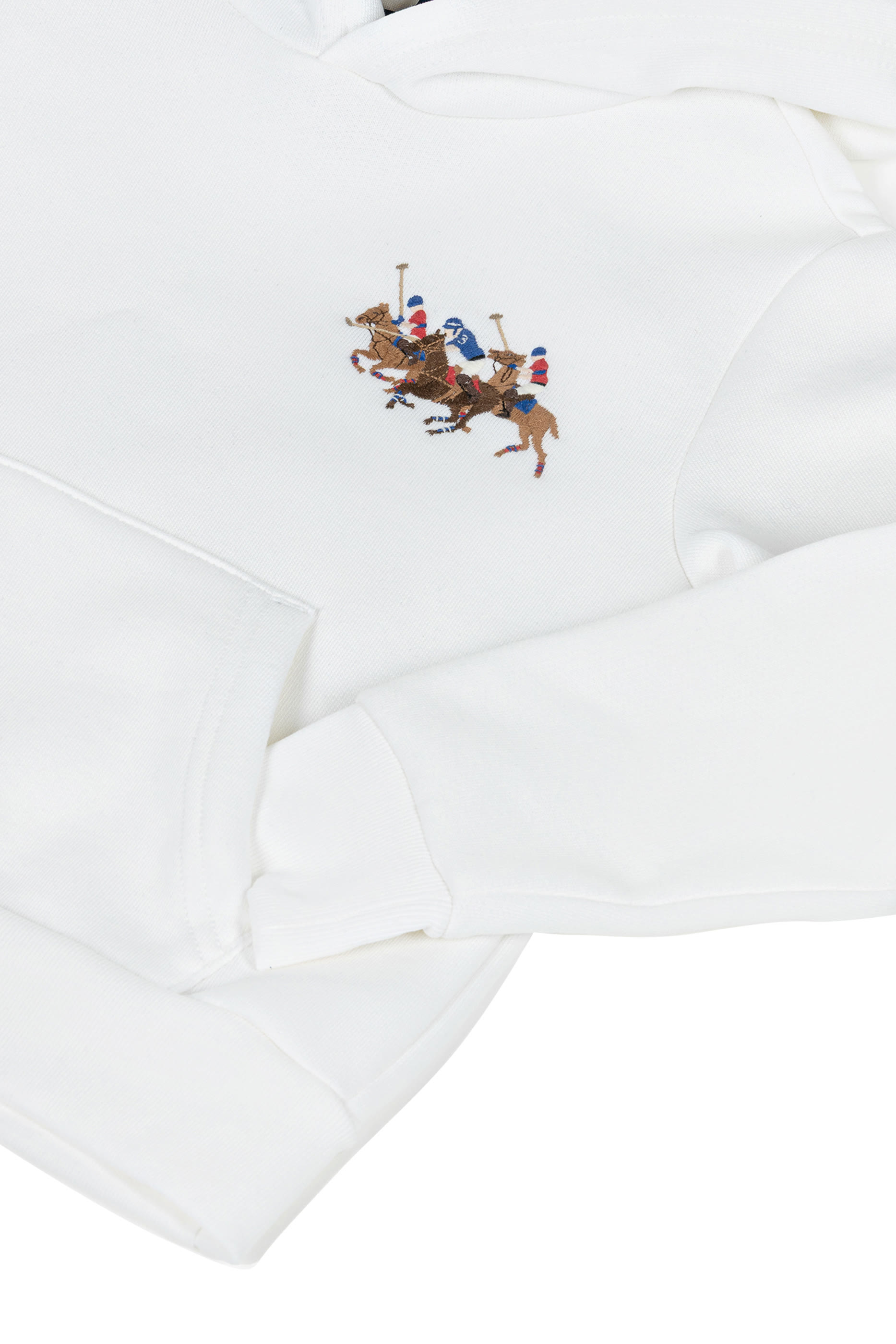 سويت شيرت بغطاء للرأس وشعار الماركة للأطفال