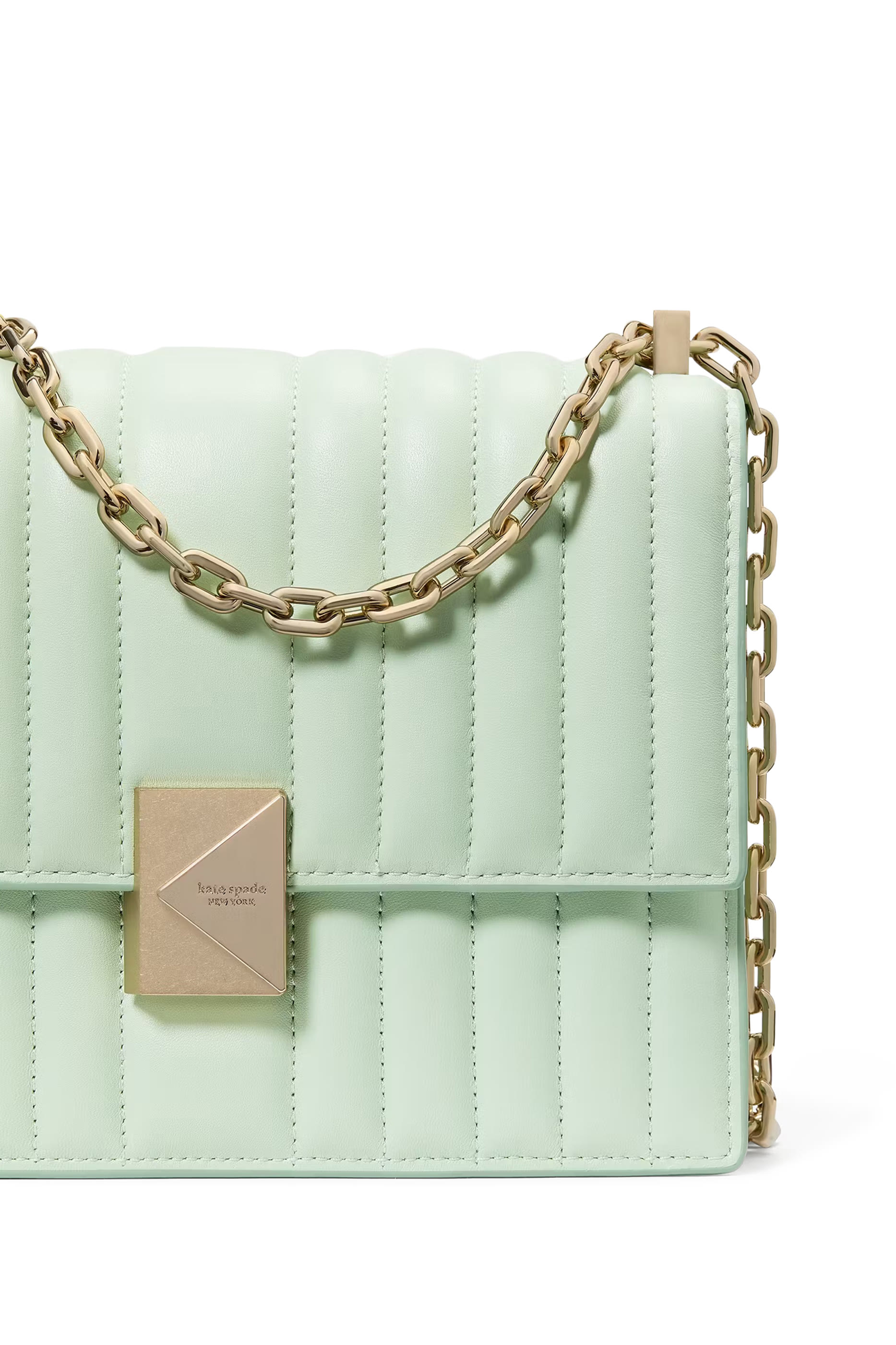 حقيبة كتف ديكو بسلسلة جلد مبطن