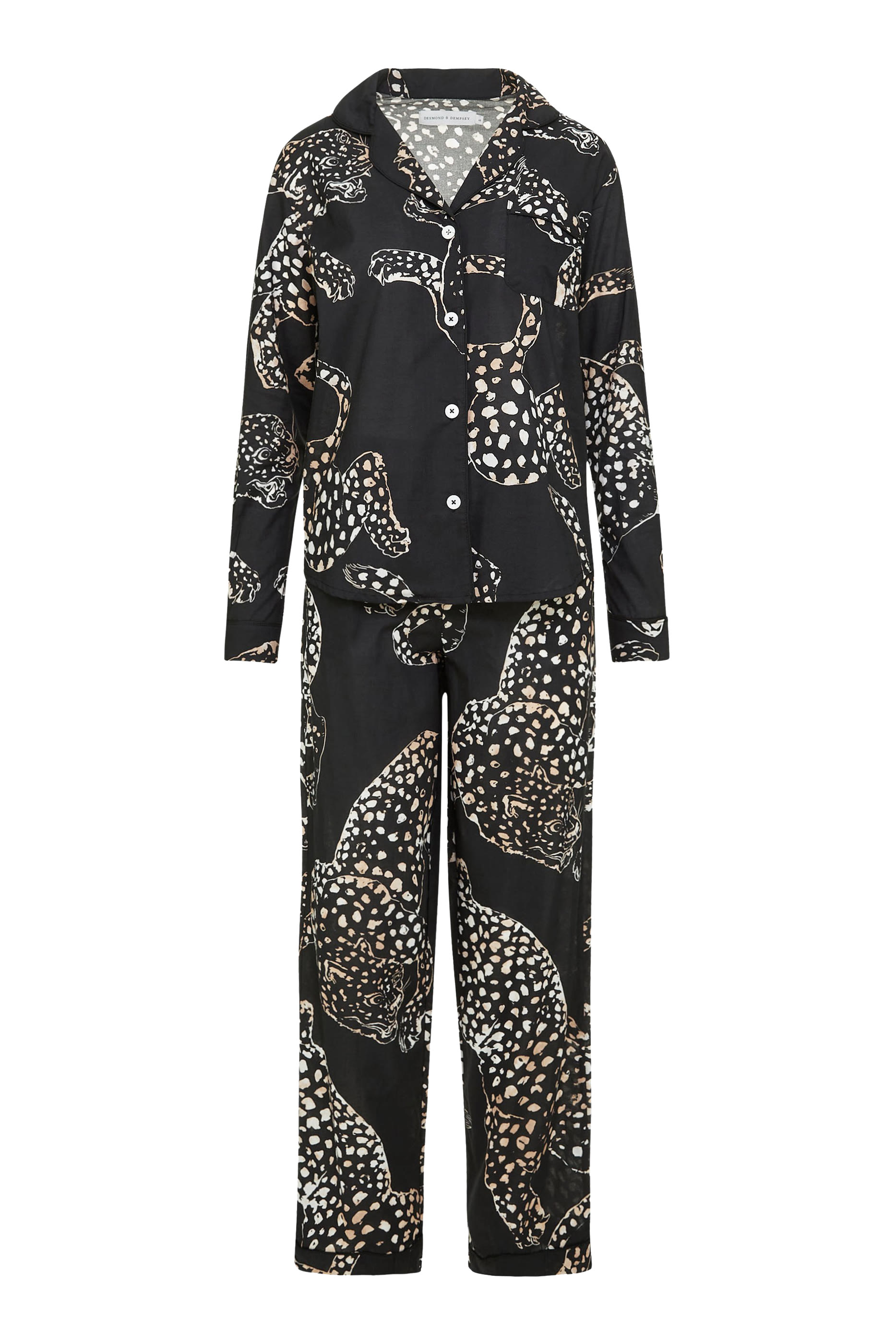 طقم بيجامة بطبعة جاكار