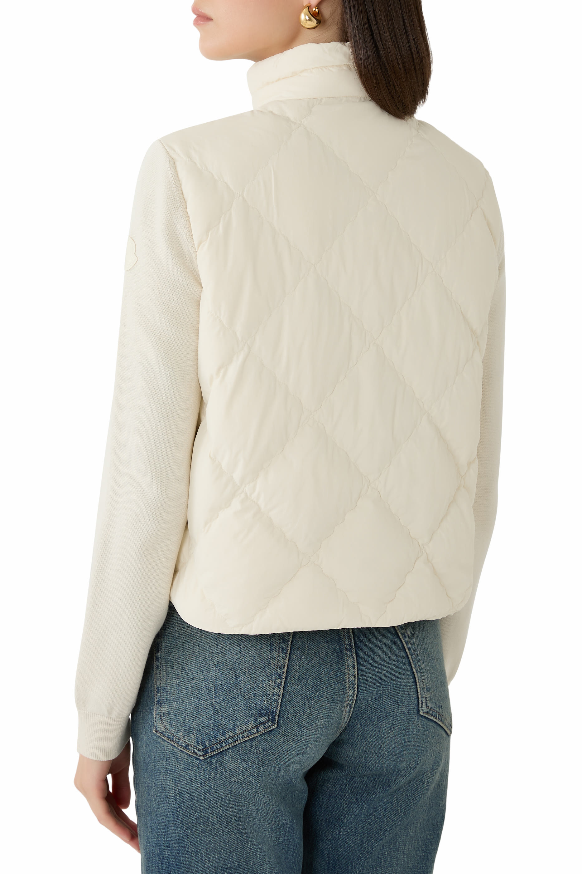 Down Paneled Cardigan