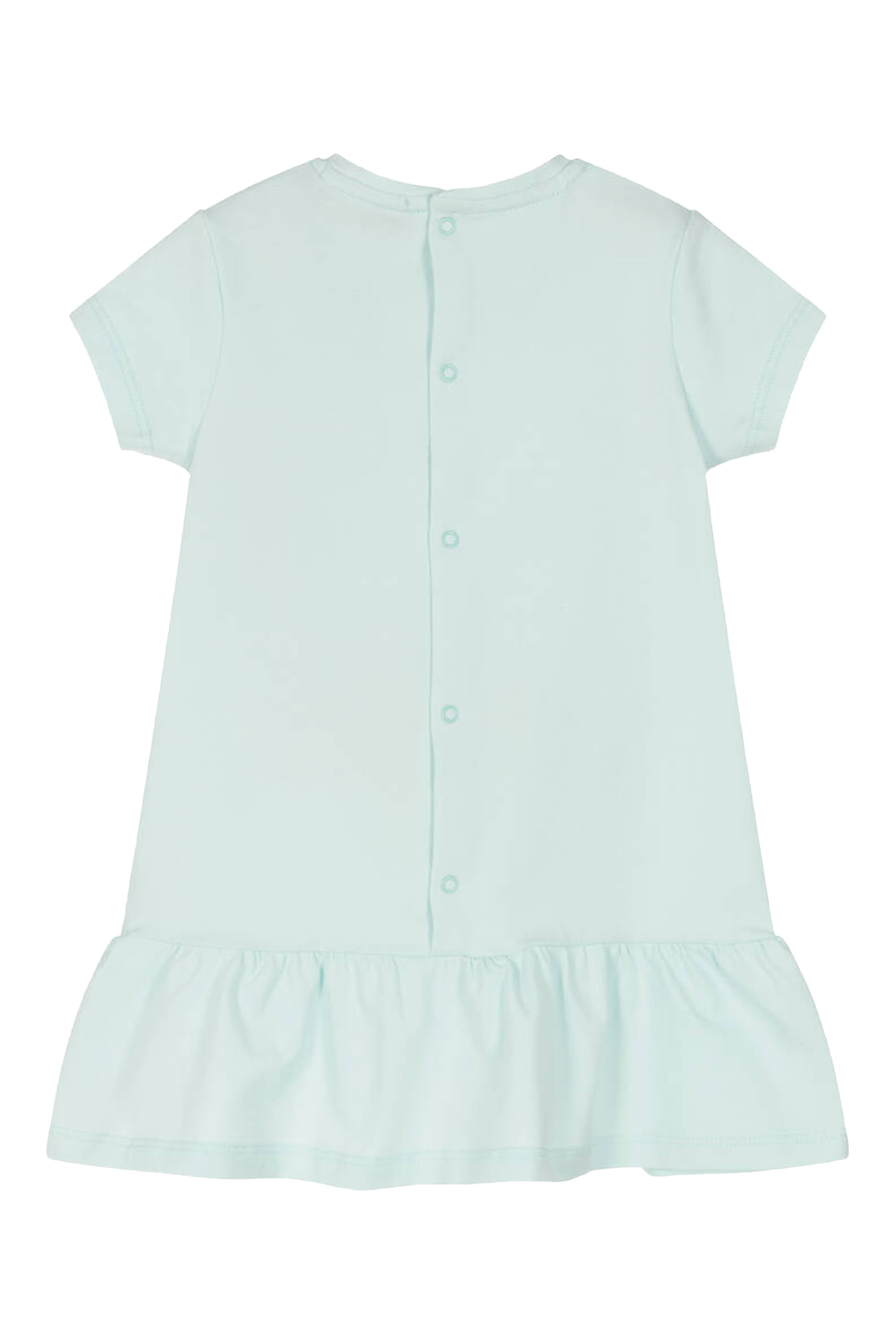 فستان بنمط تيشيرت بطبعات محفظة للأطفال