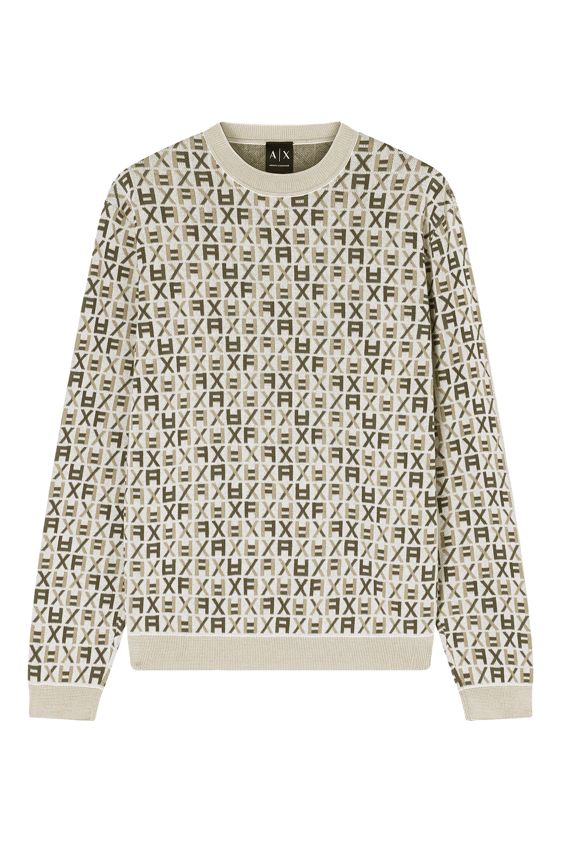 كنزة مزينة كليا بشعار الماركة