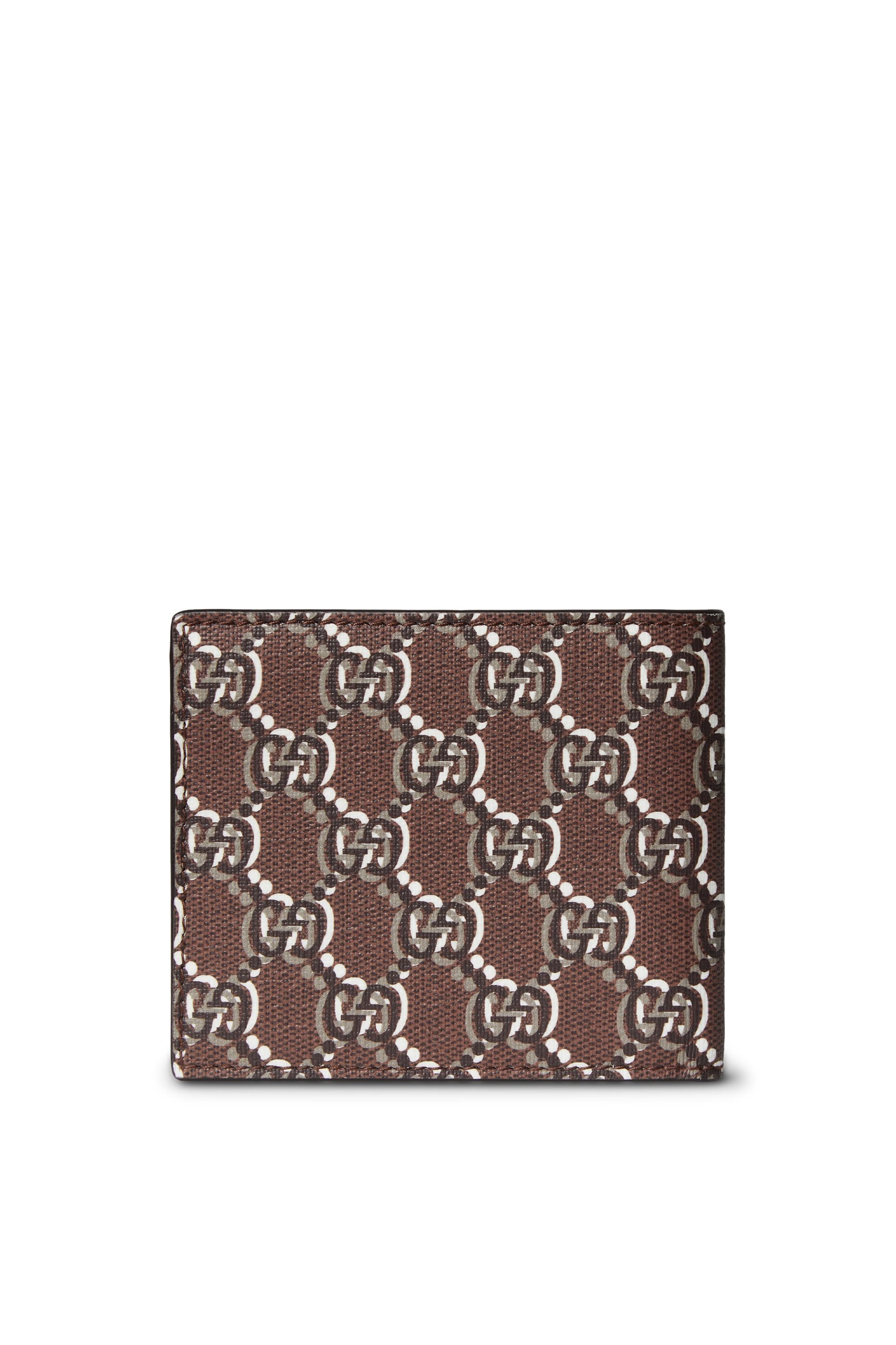 محفظة شادو قماش قنب بنقشة حرفي شعار الماركة