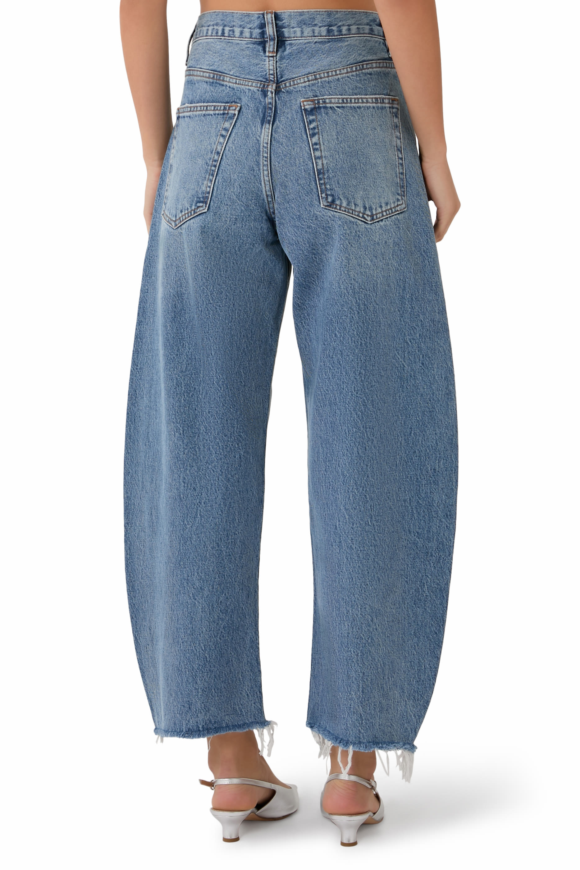 بنطال جينز ذا بابل قصير دنيم