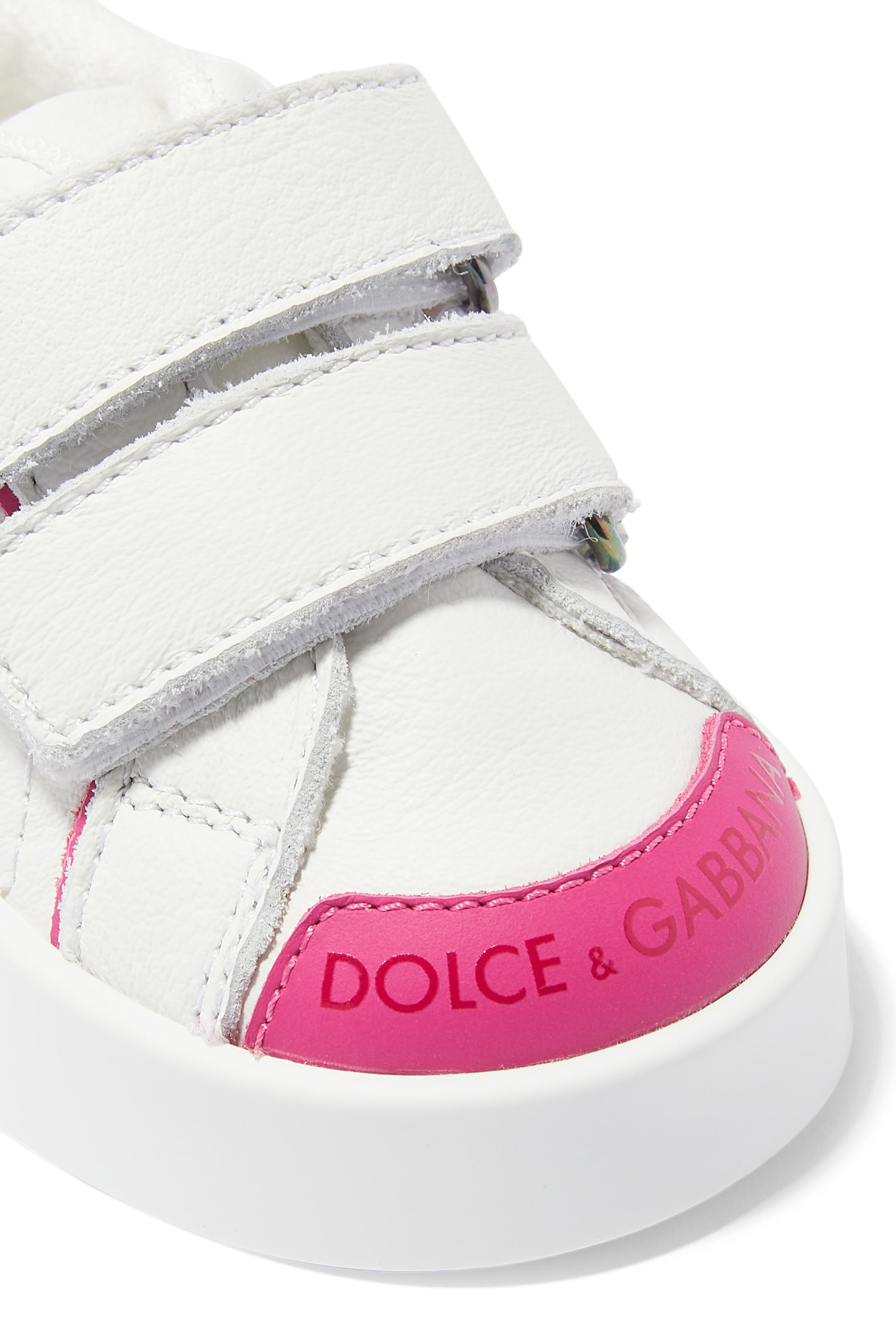 سنيكرز بورتوفينو جلد بكاحل منخفض للأطفال