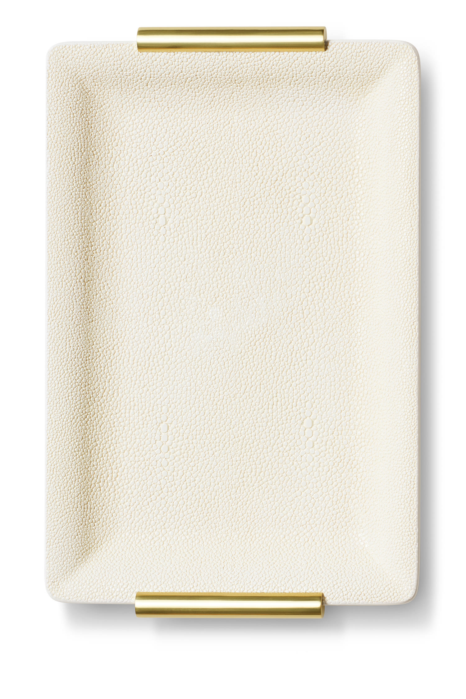 صينية صغيرة لطاولة الزينة جلد حبيبي