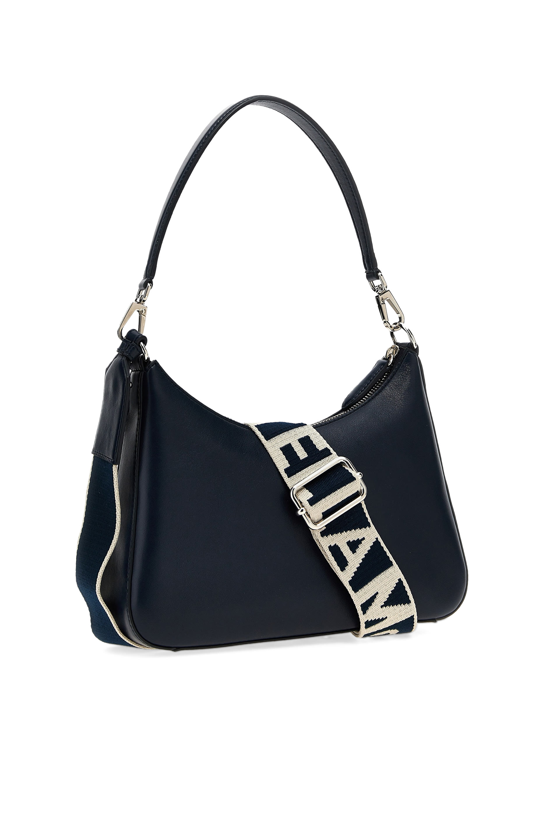 حقيبة كتف صغيرة بشعار الماركة