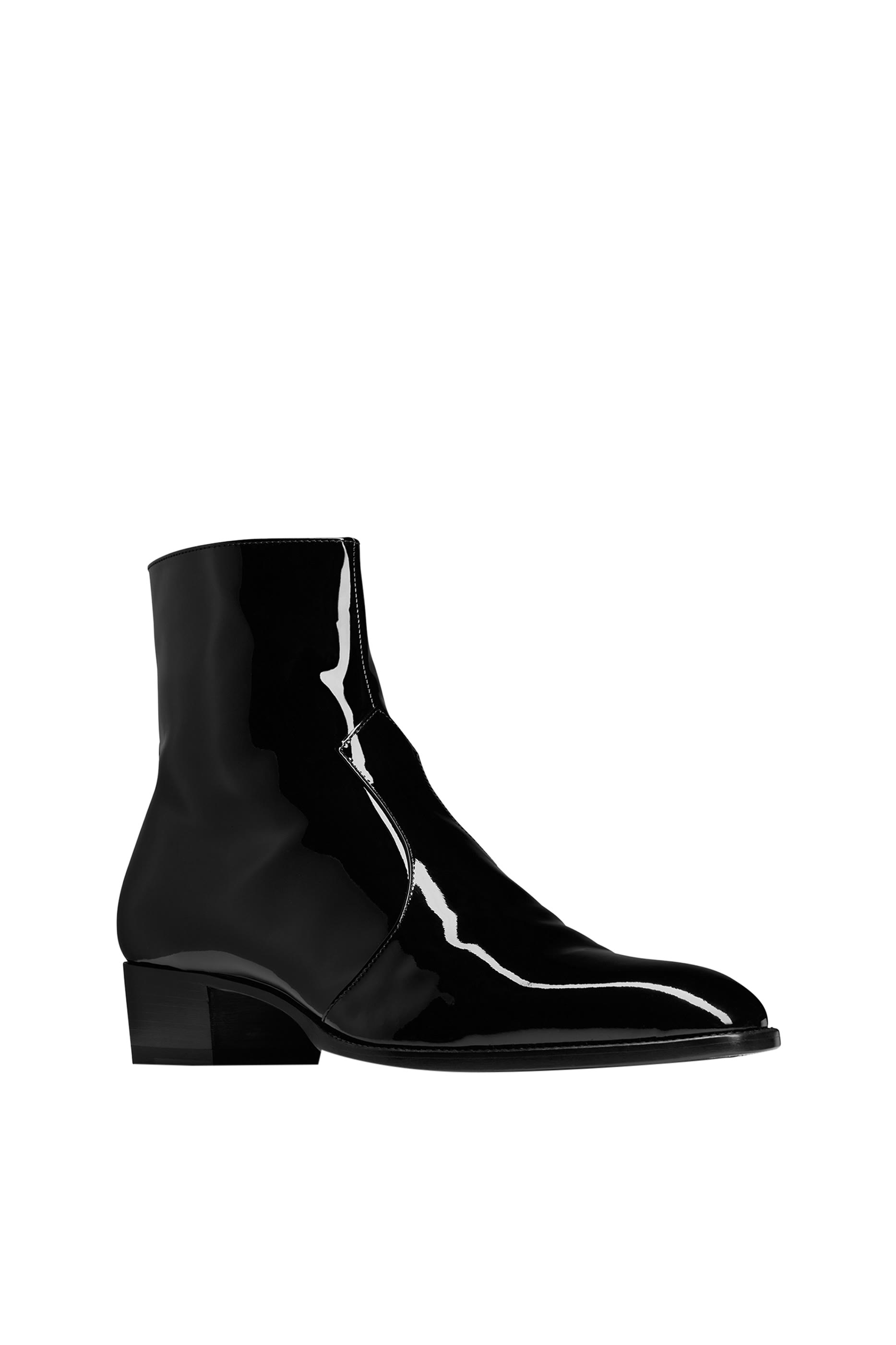 بوت وايت جلد بكعب مقاس 40 مم