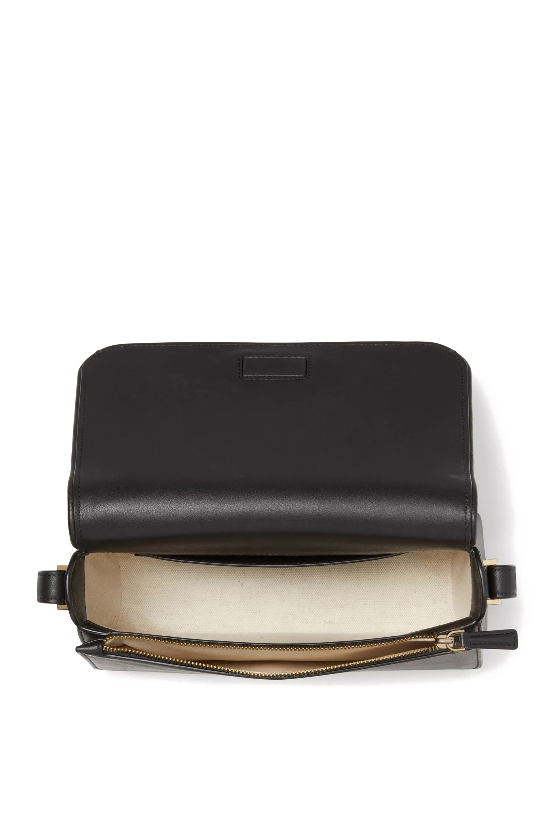 حقيبة كروس بودي صغيرة بغطاء قلاب ونقشة زهور بالشكل البستوني جاكار