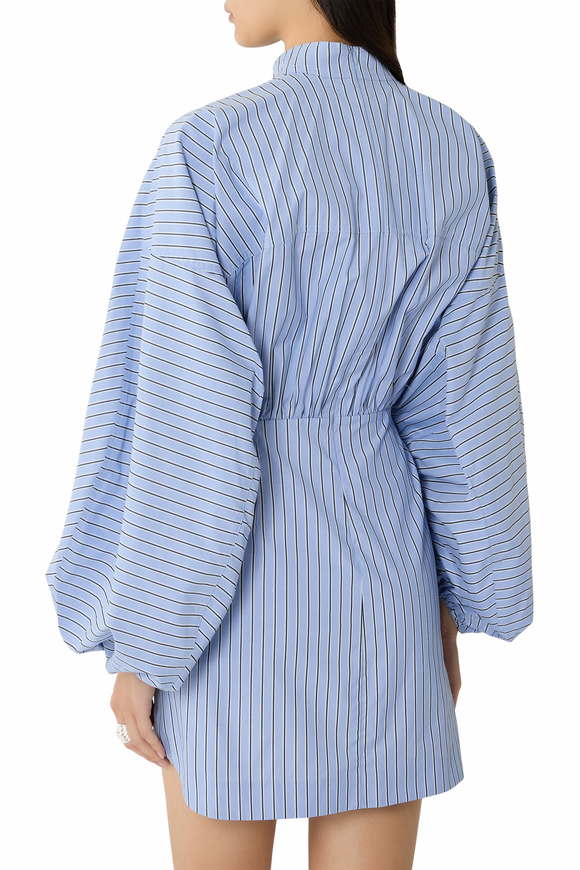 فستان قصير برباط تضييق